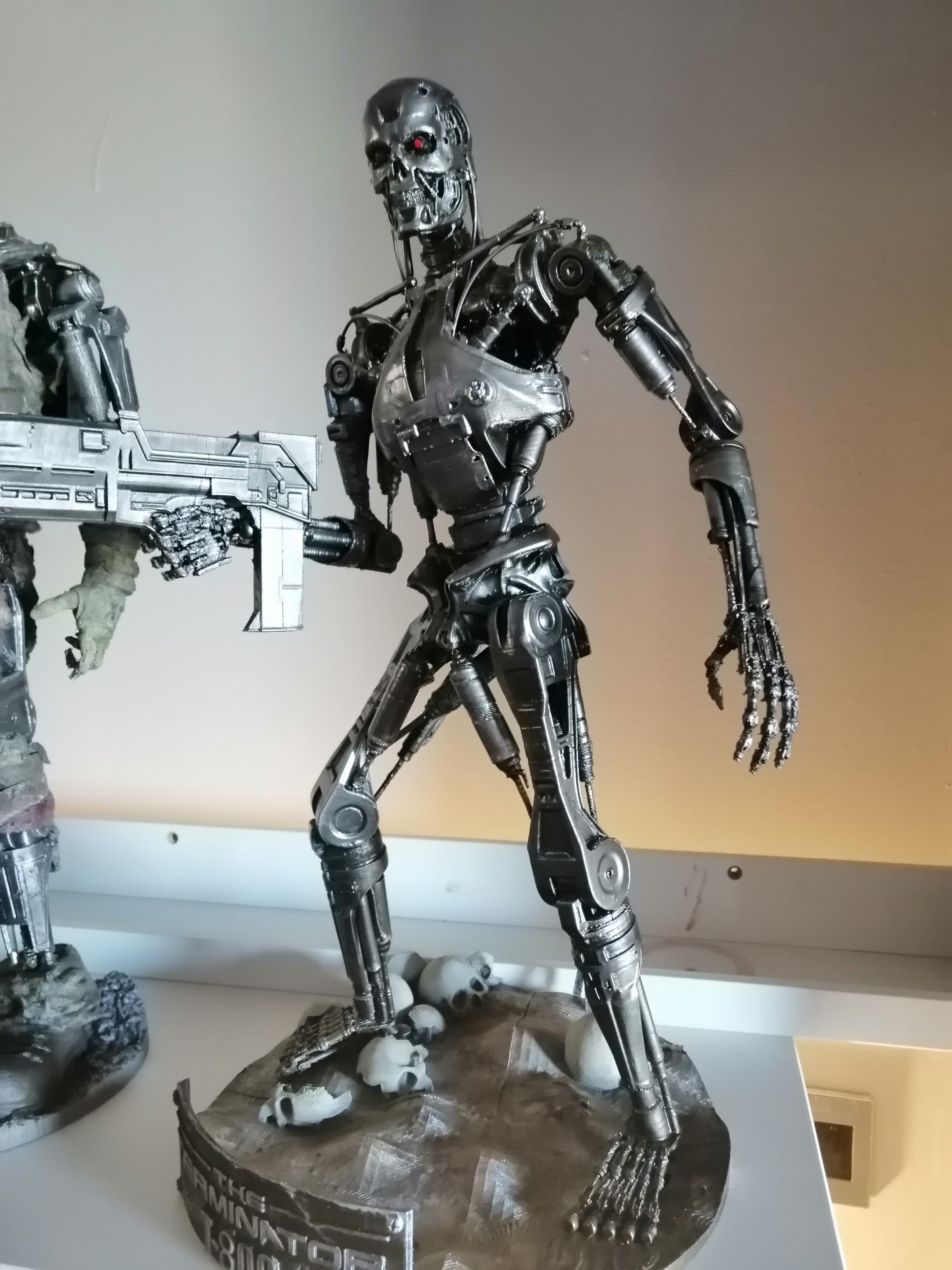 Terminator T-800 Endoskeleton Rekvizit 3D print model_11