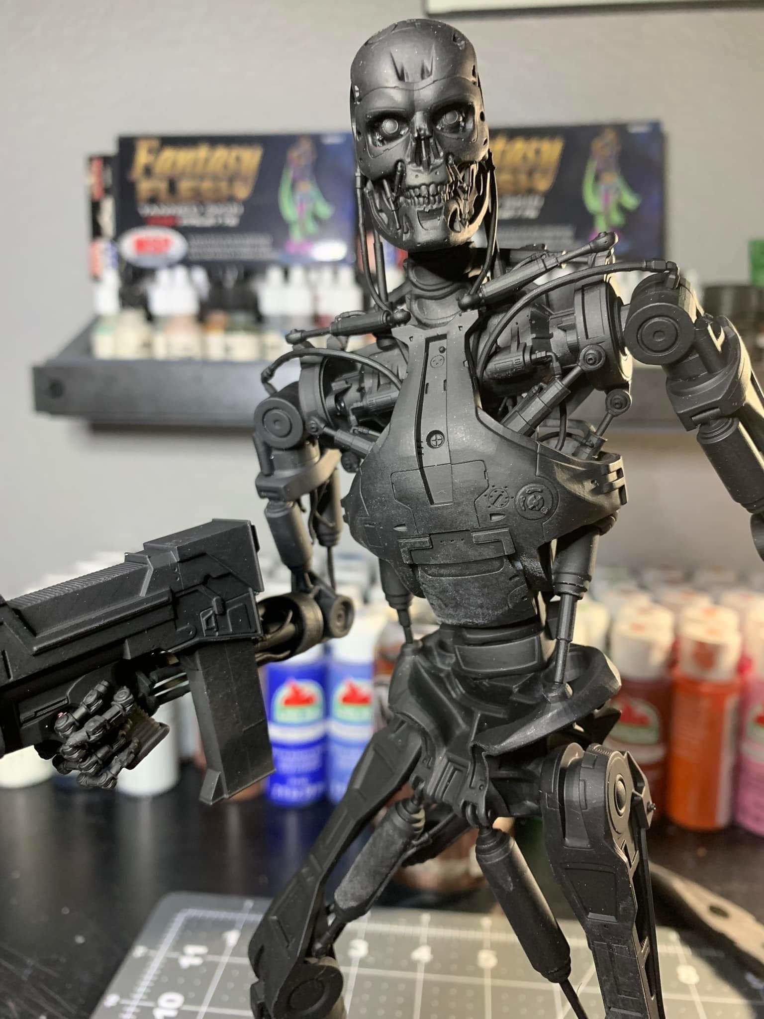 Terminator T-800 Endoskeleton Rekvizit 3D print model_8