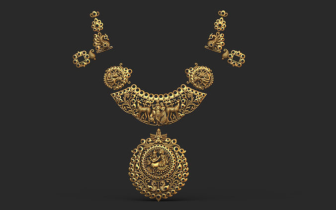 Temple Jewelery 009 Temple Jewelery 009 Krishna ji and Radha Ji 3D print model
