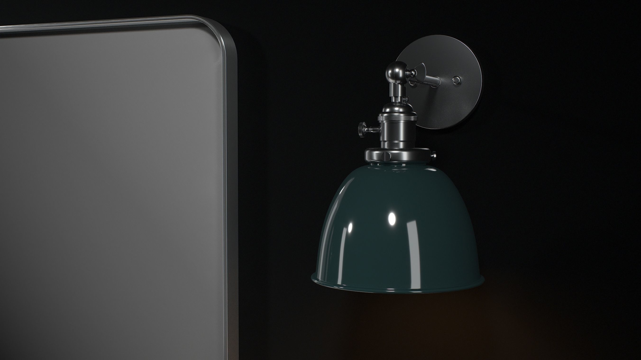 OVE Felix Vintage Grey 72 Brushed nickel 3D model_4