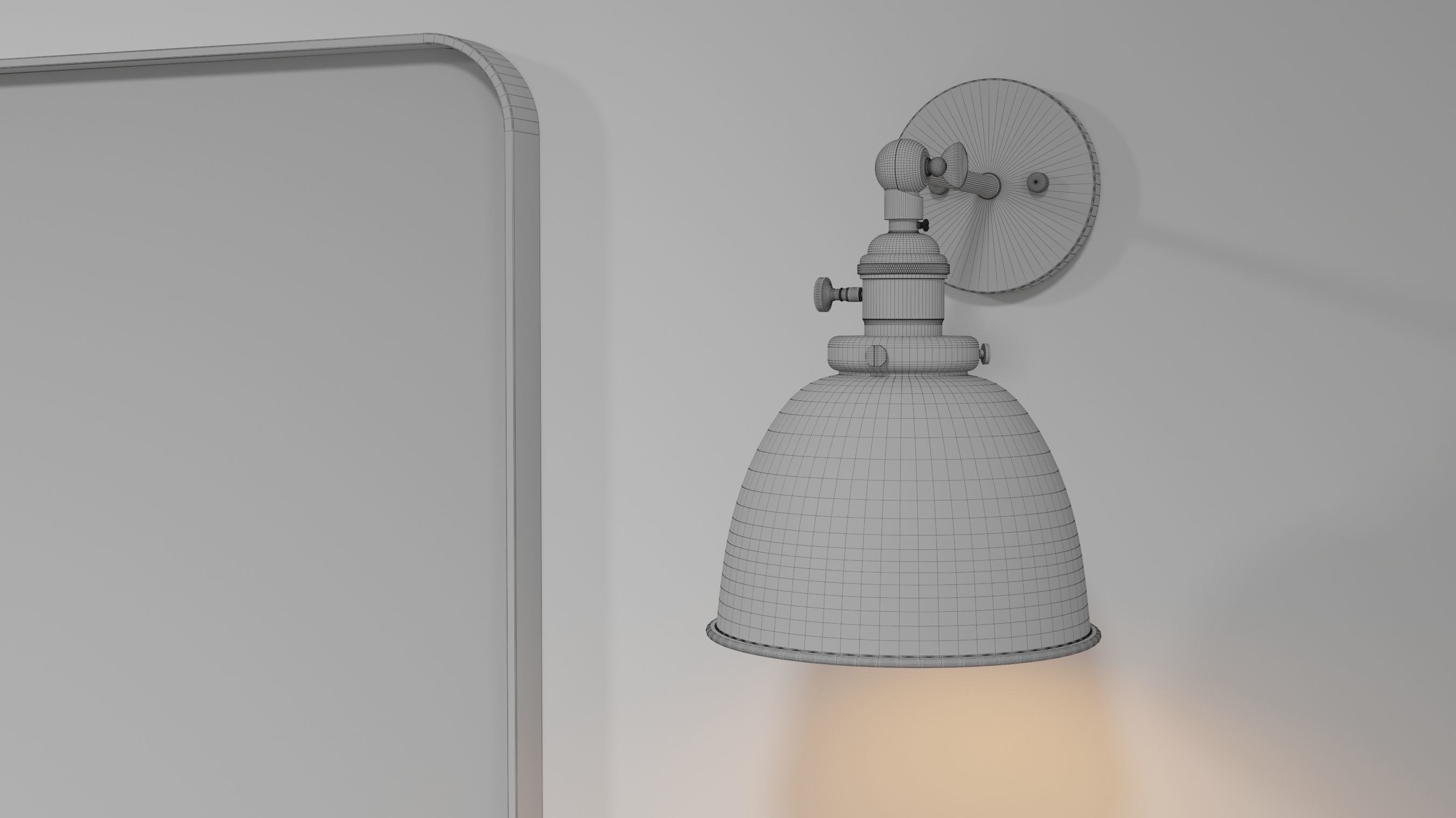 OVE Felix Vintage Grey 72 Brushed nickel 3D model_5