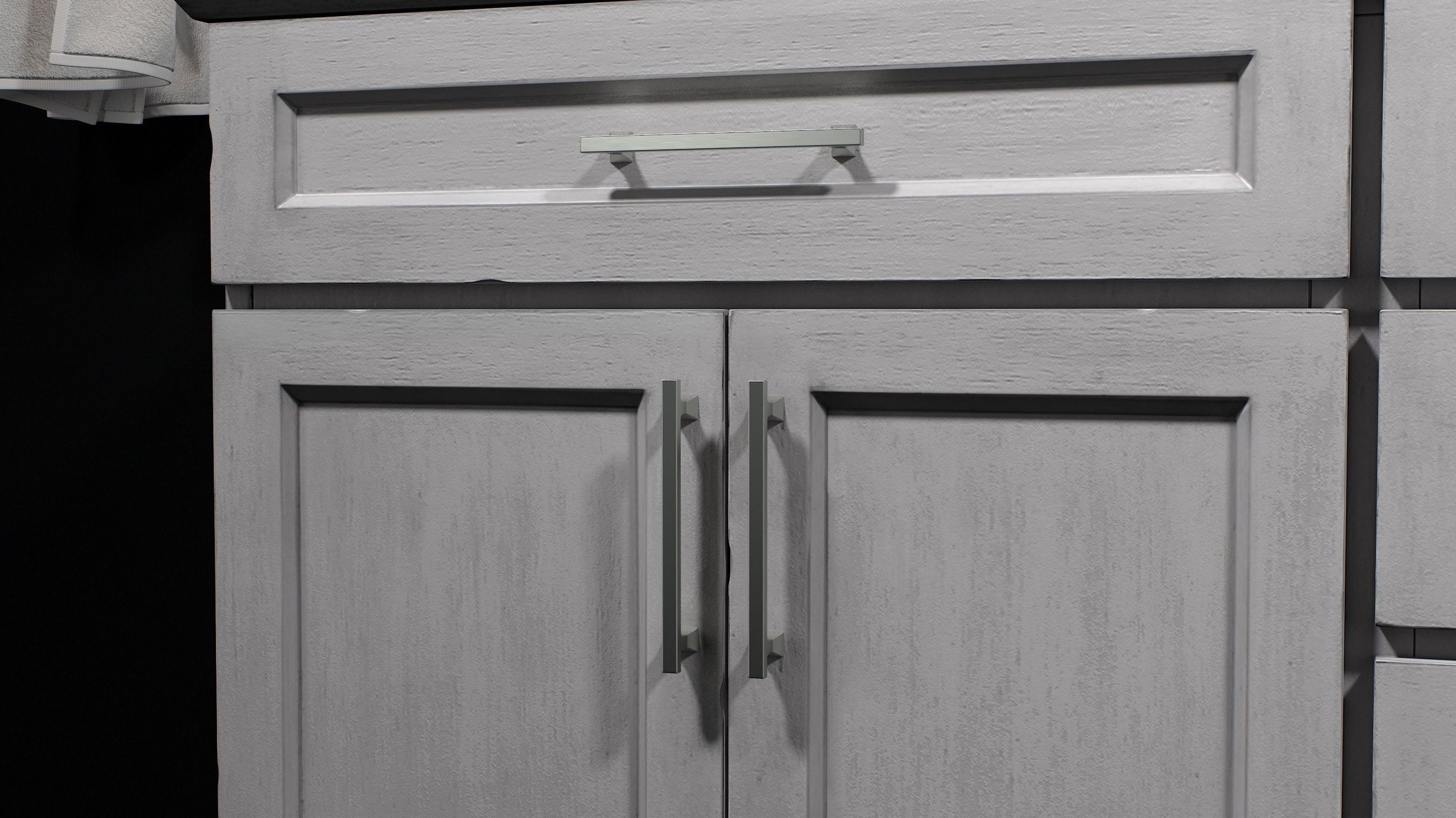 OVE Felix Vintage Grey 72 Brushed nickel 3D model_10