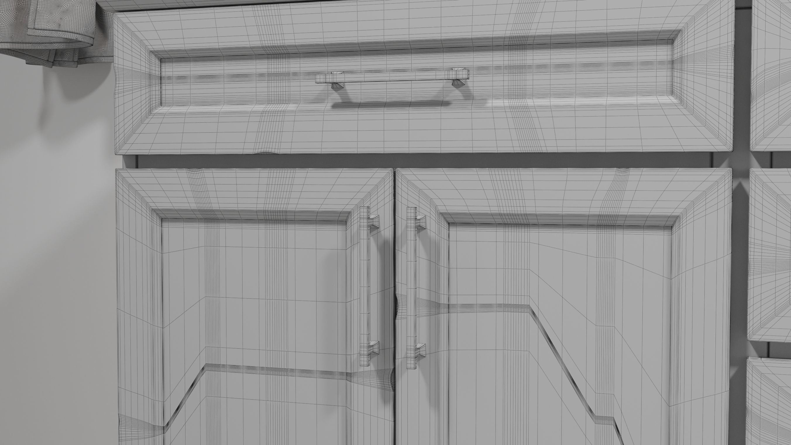 OVE Felix Vintage Grey 72 Brushed nickel 3D model_11