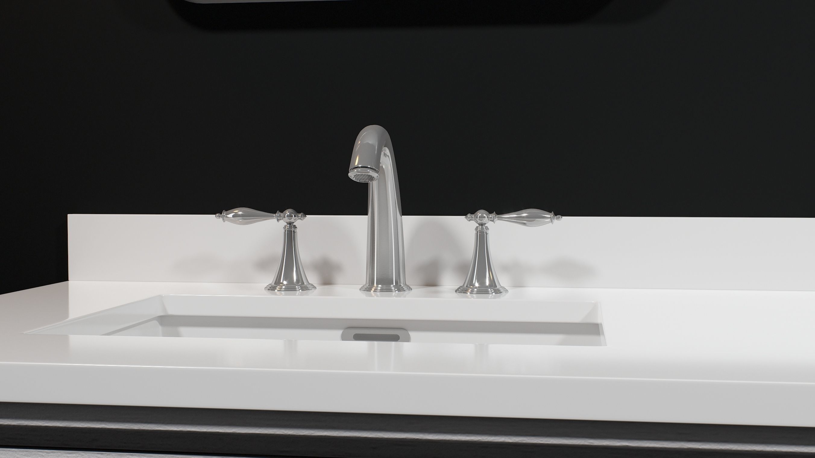 OVE Felix Vintage Grey 72 Brushed nickel 3D model_8