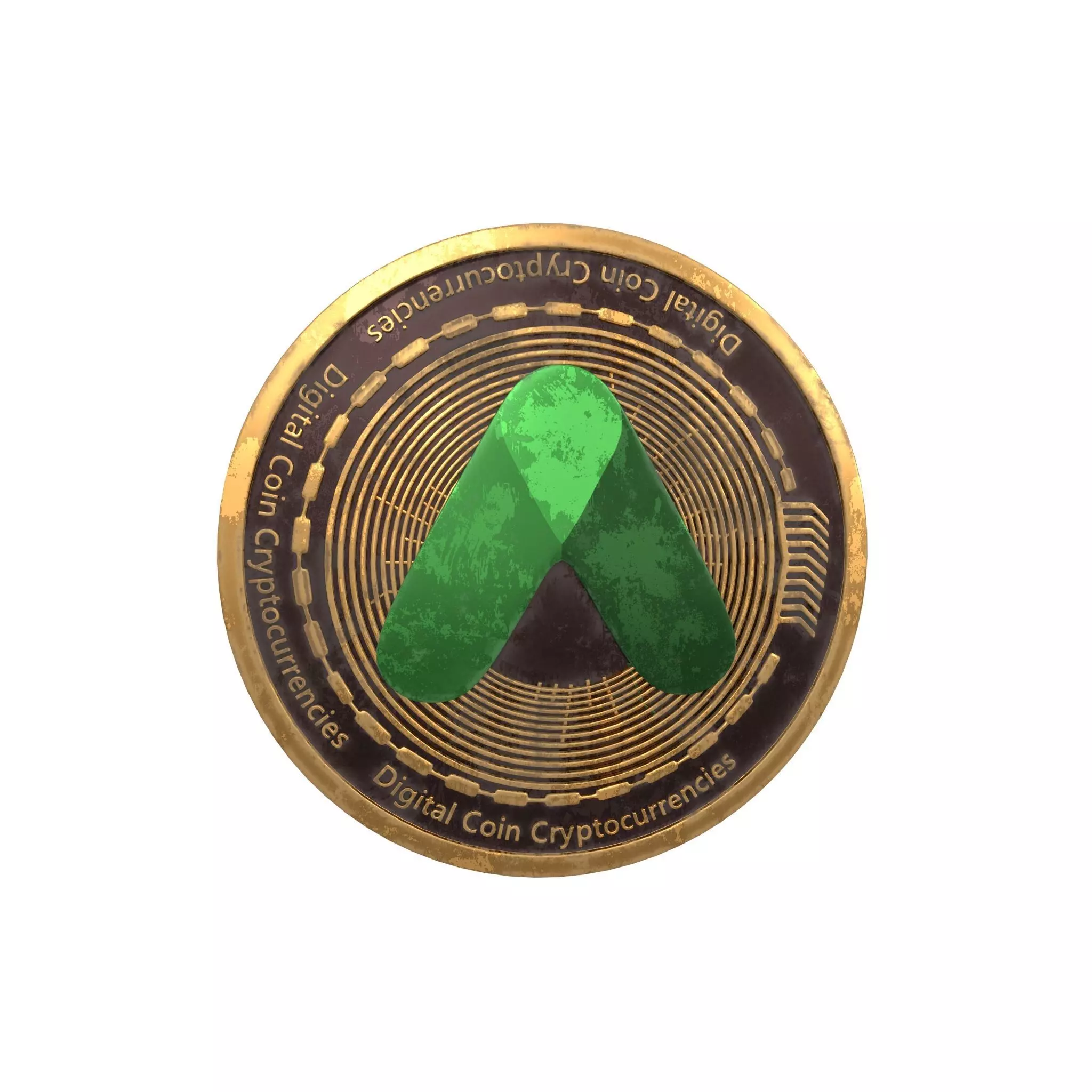 Anchor Protocol Coin v2 004 3D model_0