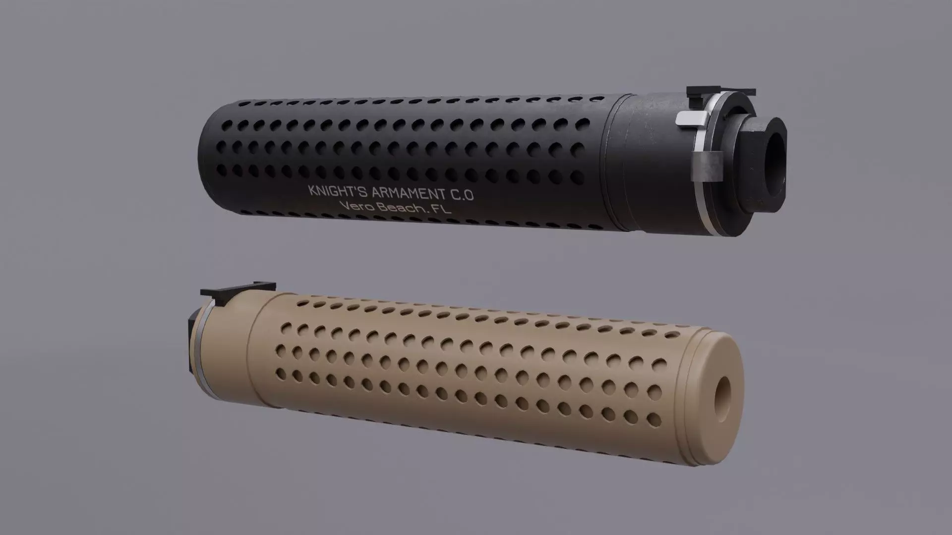Tactical Suppressor - Silencer 3D model