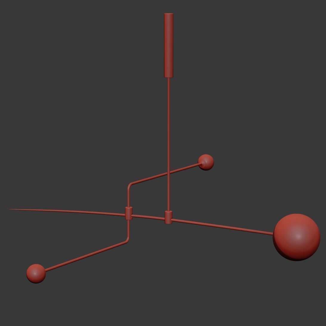 Mobile Chandelier by Michael Anastassiades 3D model_3