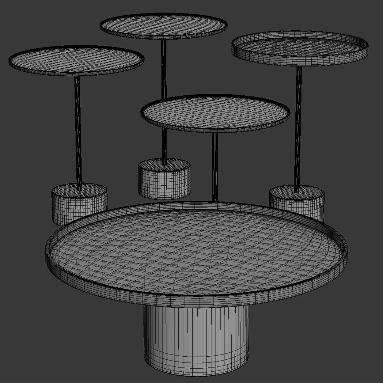194 9 Coffee Table  3D model_3