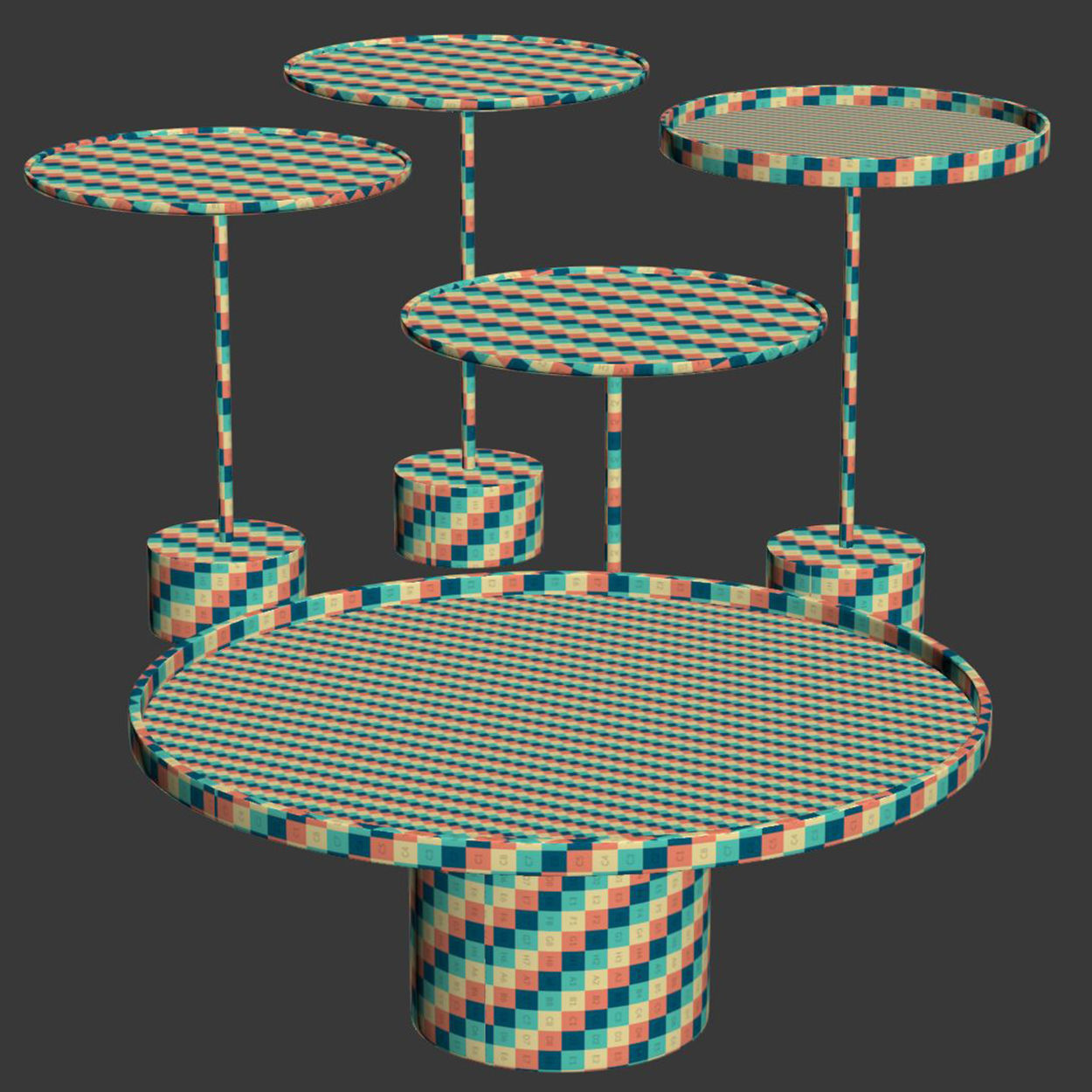 194 9 Coffee Table  3D model_4