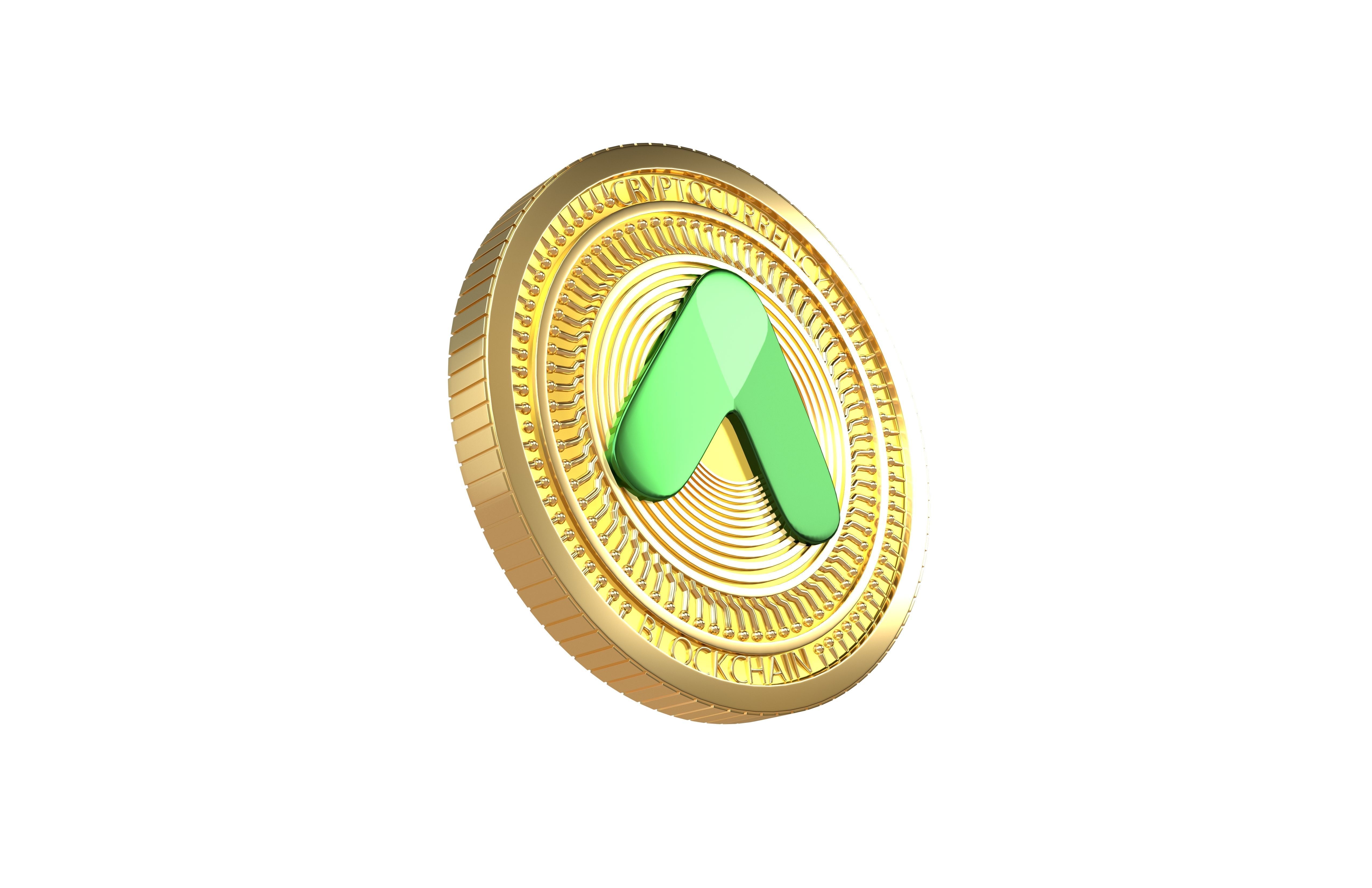 Anchor Protocol Coin v5 002 3D model_3