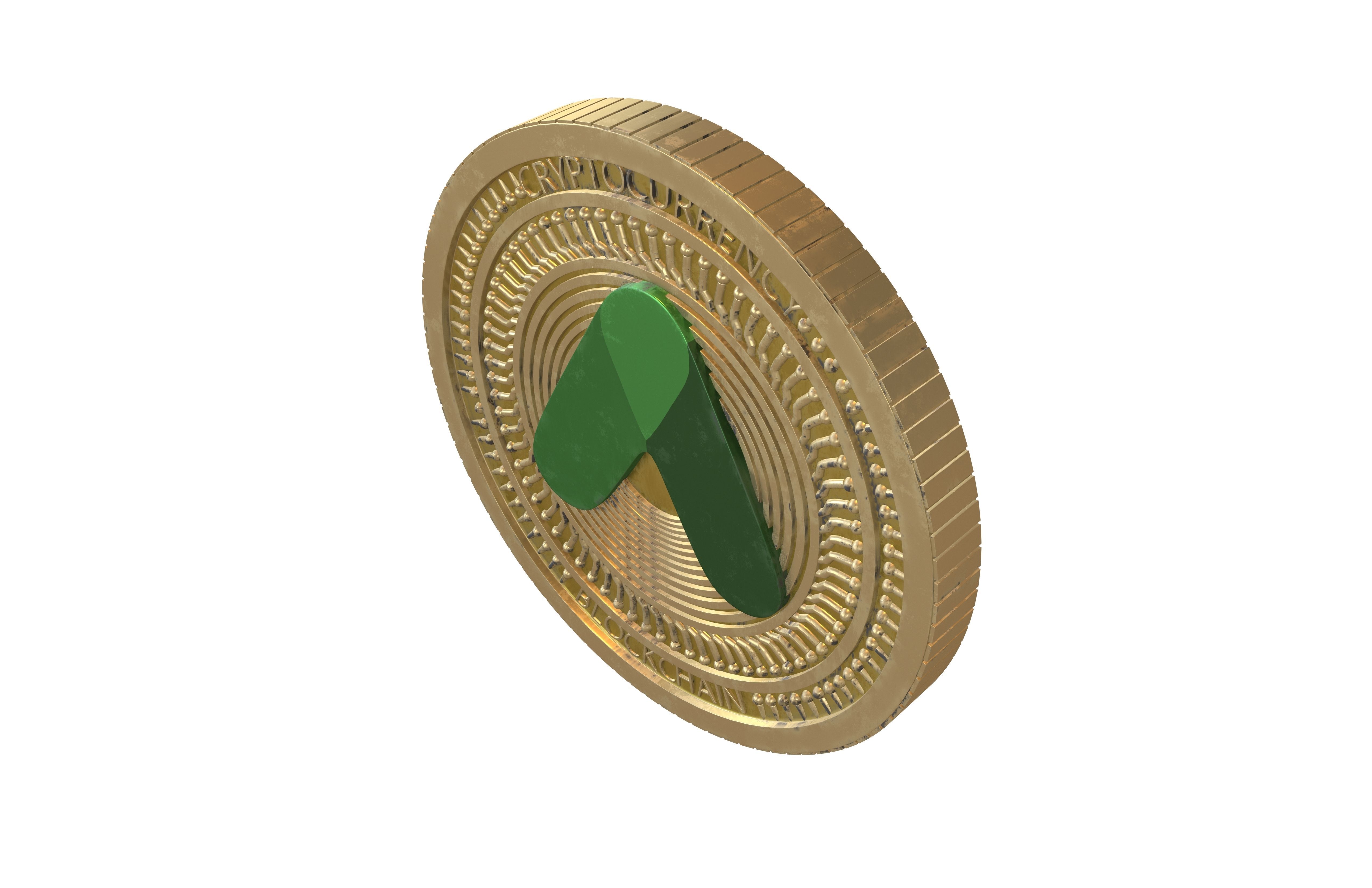 Anchor Protocol Coin v5 004 3D model_2