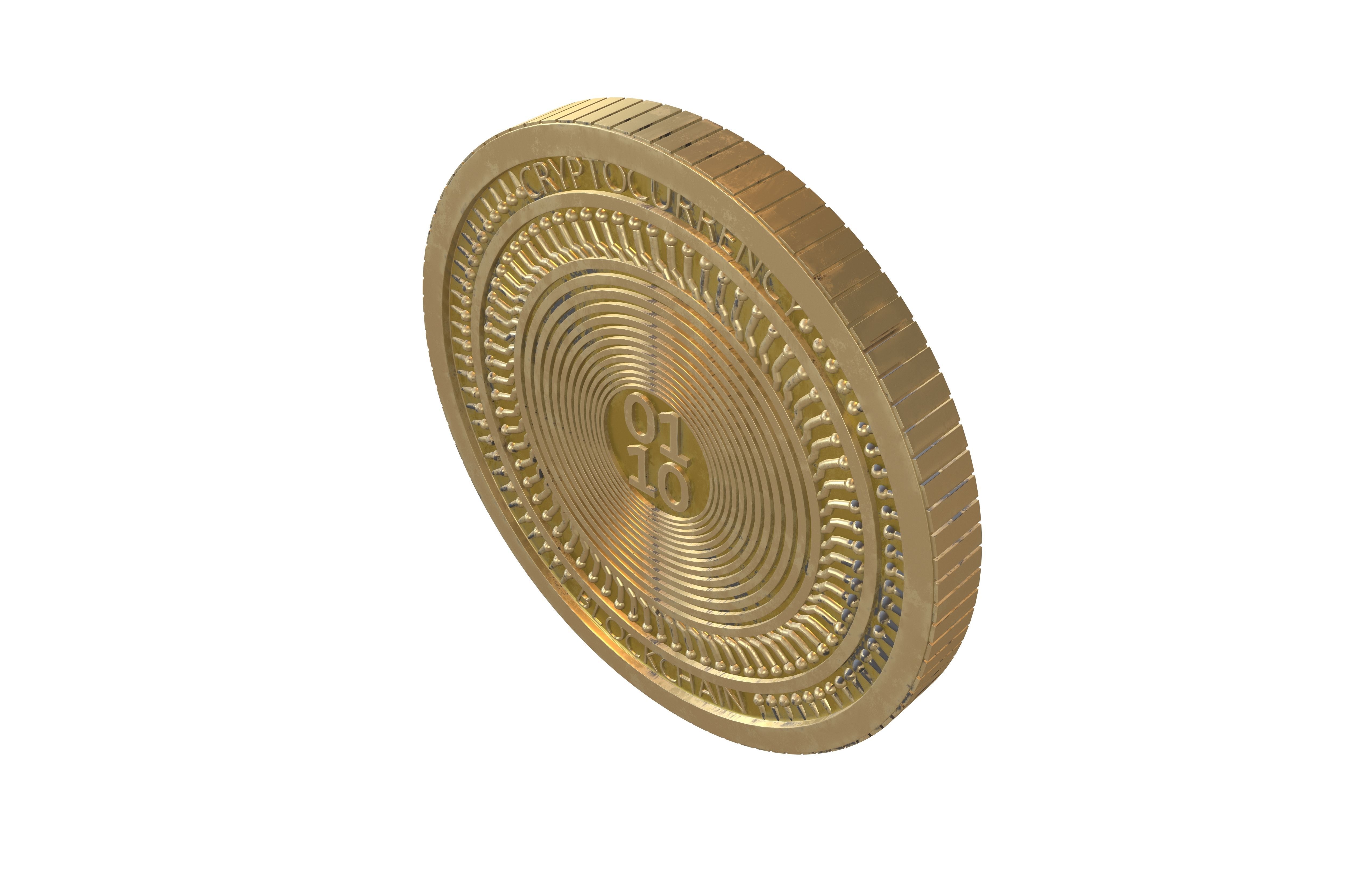 Anchor Protocol Coin v5 004 3D model_5