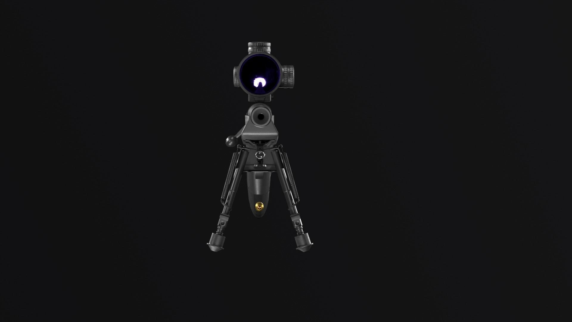 Remington 700 SPS VARMINT 223 Rem Low-poly 3D model_26