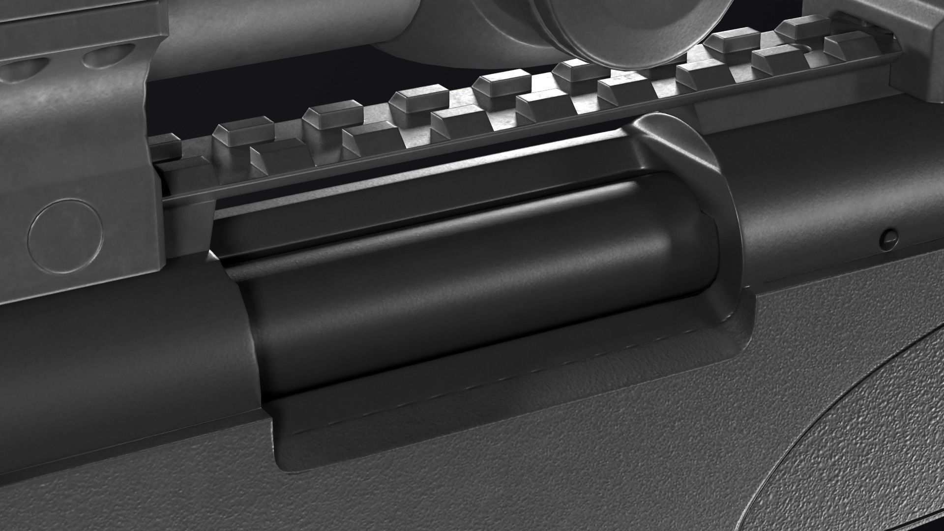 Remington 700 SPS VARMINT 223 Rem Low-poly 3D model_22