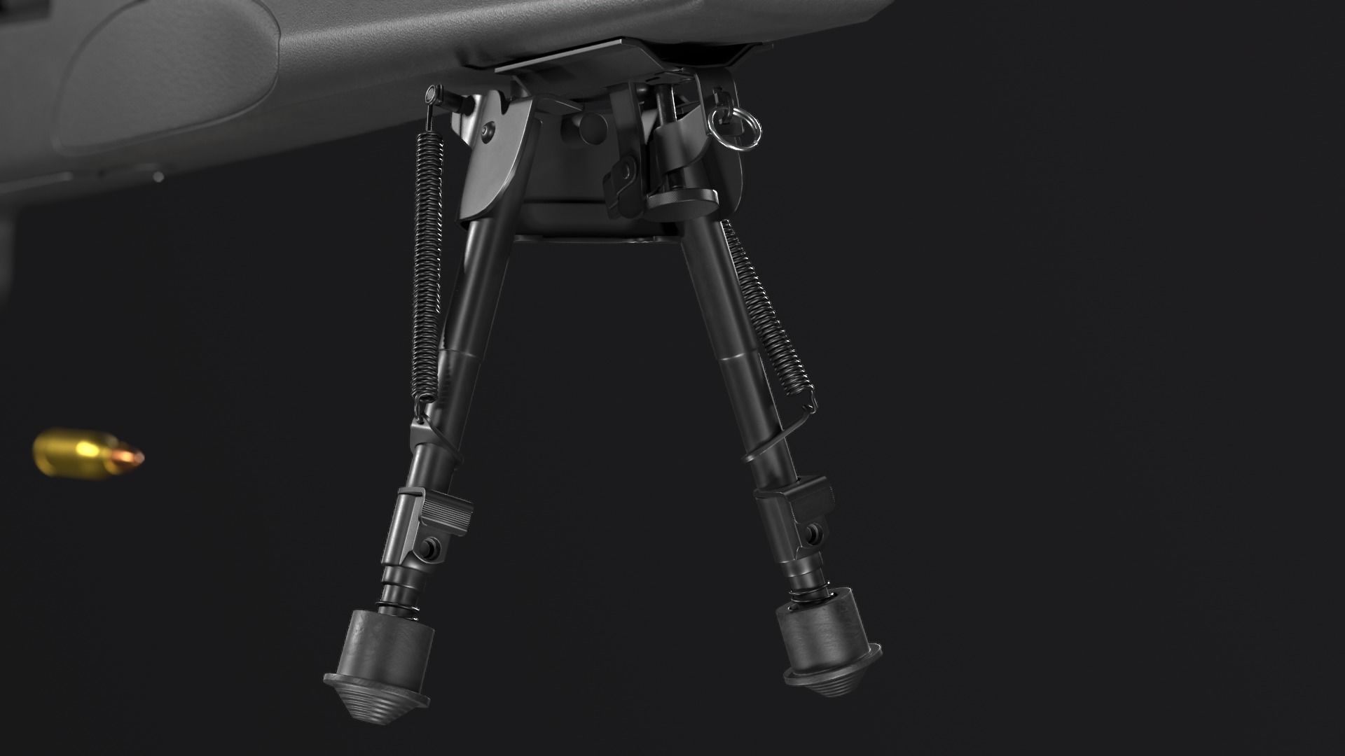 Remington 700 SPS VARMINT 223 Rem Low-poly 3D model_34