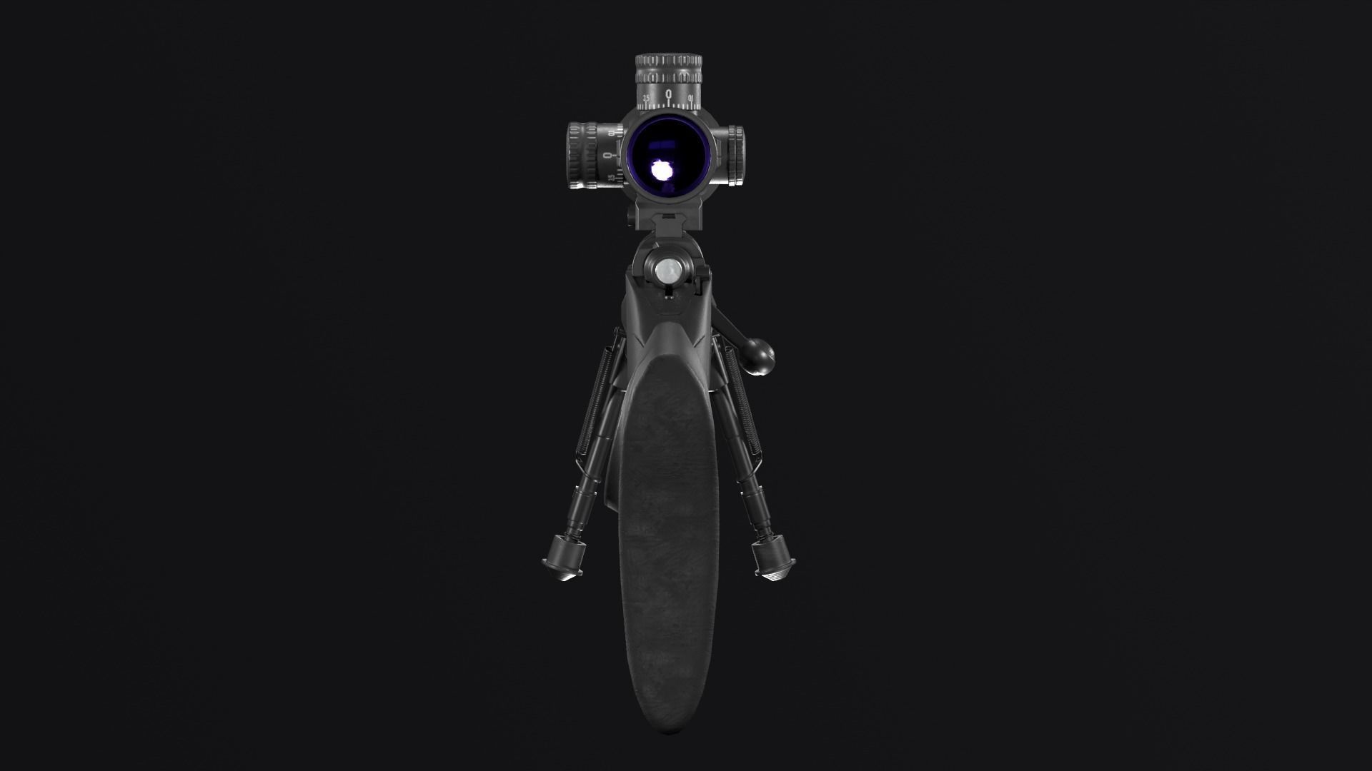 Remington 700 SPS VARMINT 223 Rem Low-poly 3D model_24