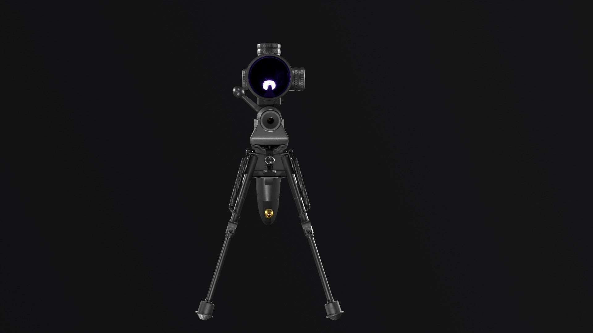 Remington 700 SPS VARMINT 223 Rem Low-poly 3D model_27