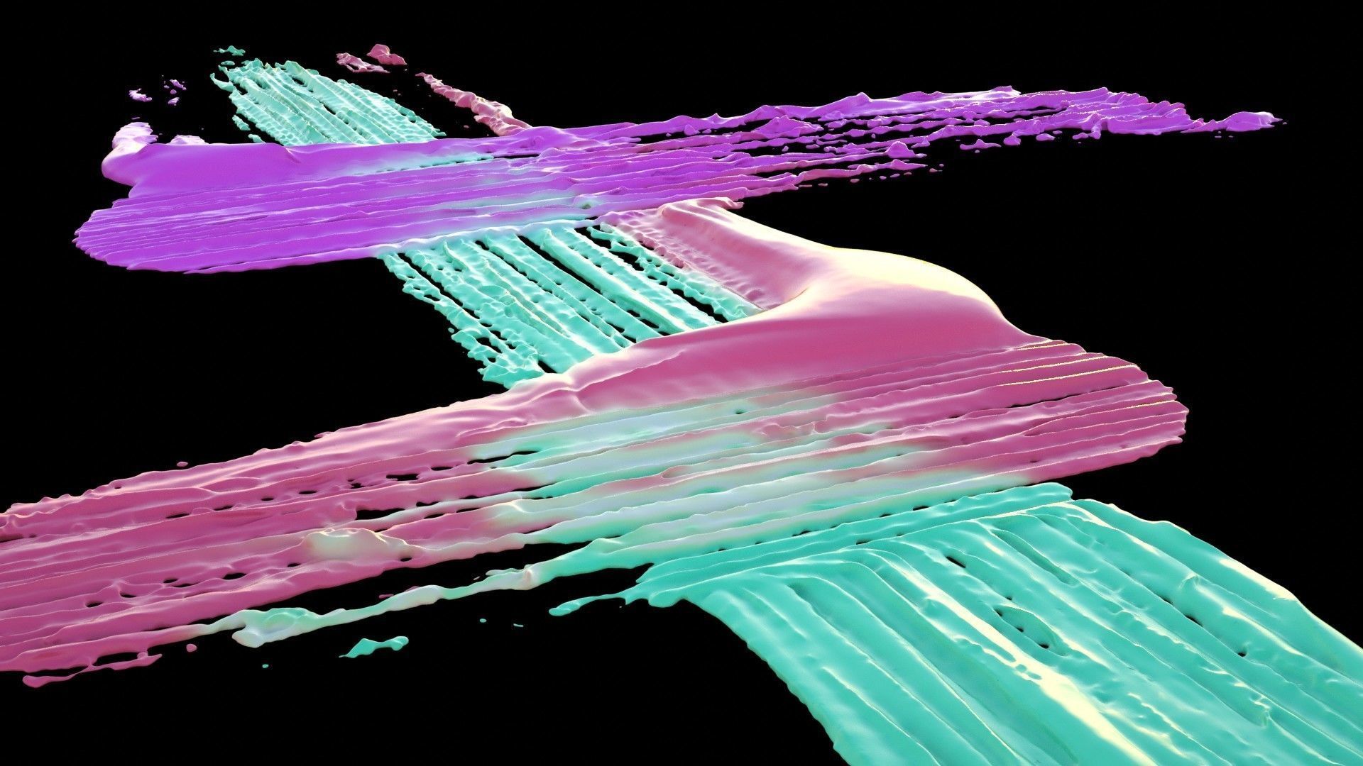 Paint Smear 4 3D model_5