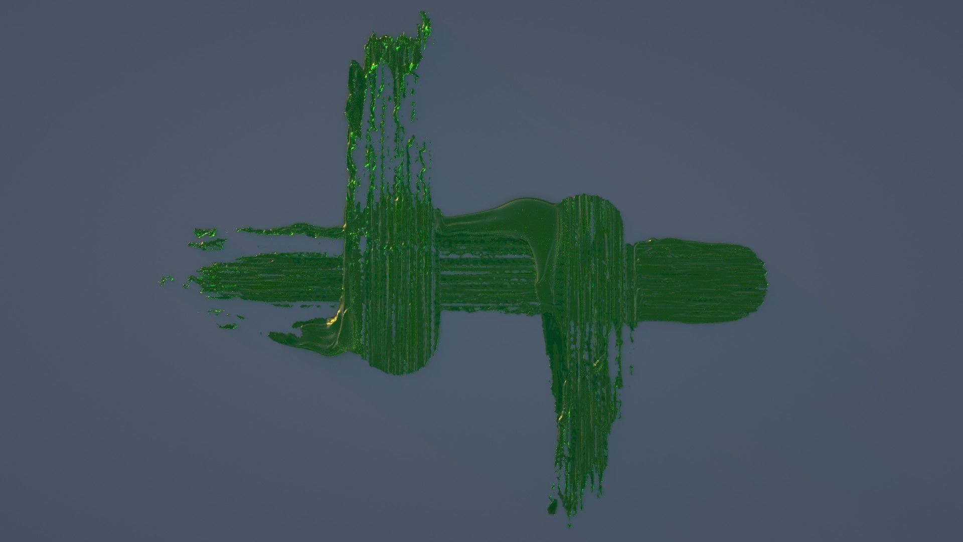 Paint Smear 4 3D model_4