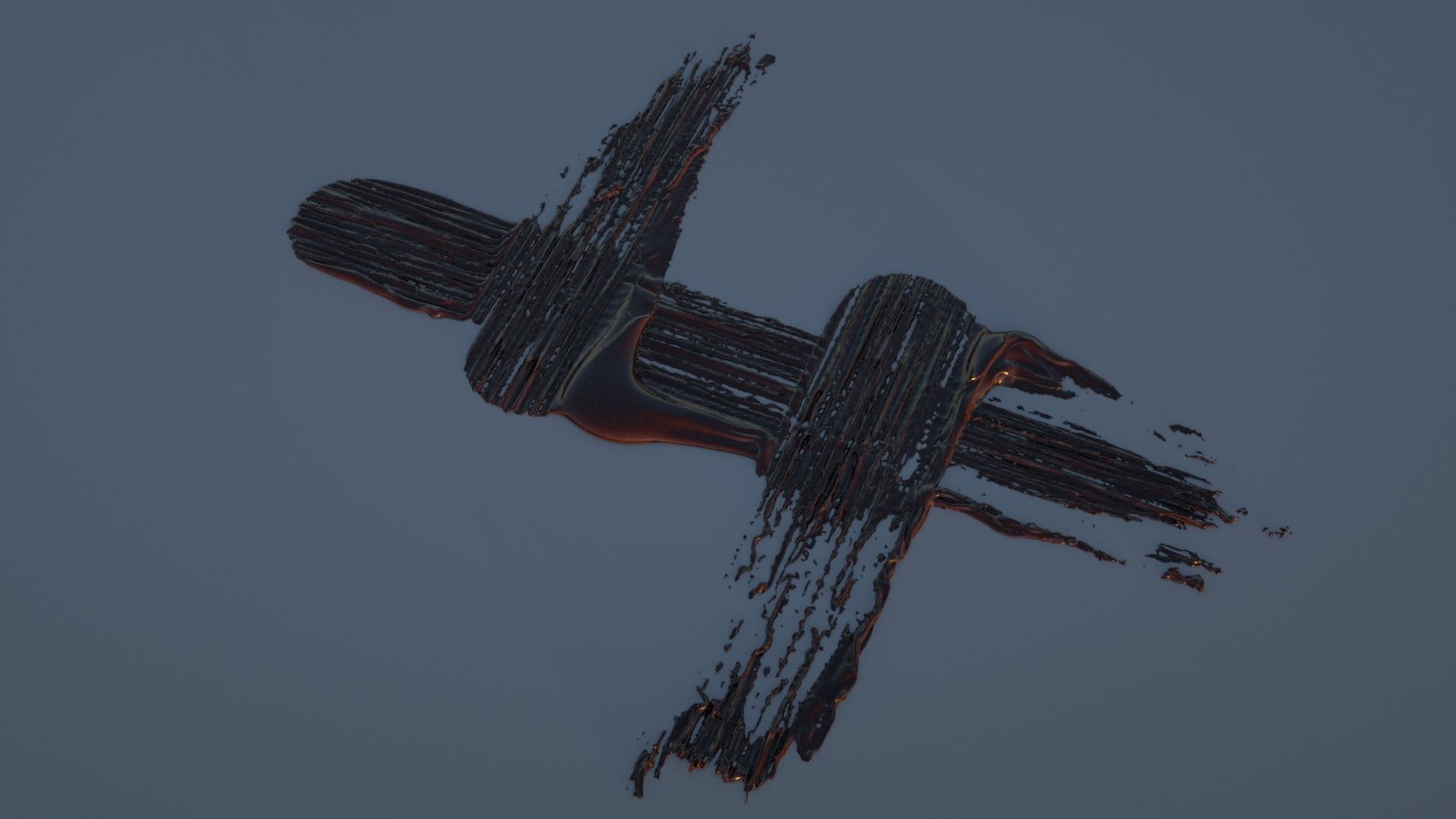 Paint Smear 4 3D model_3