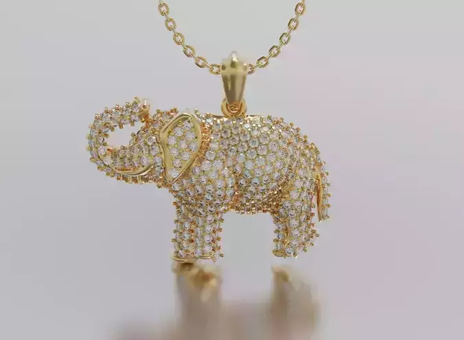 Elephant pendant