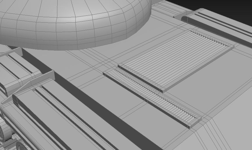 T-64 A tank Low-poly 3D model_11