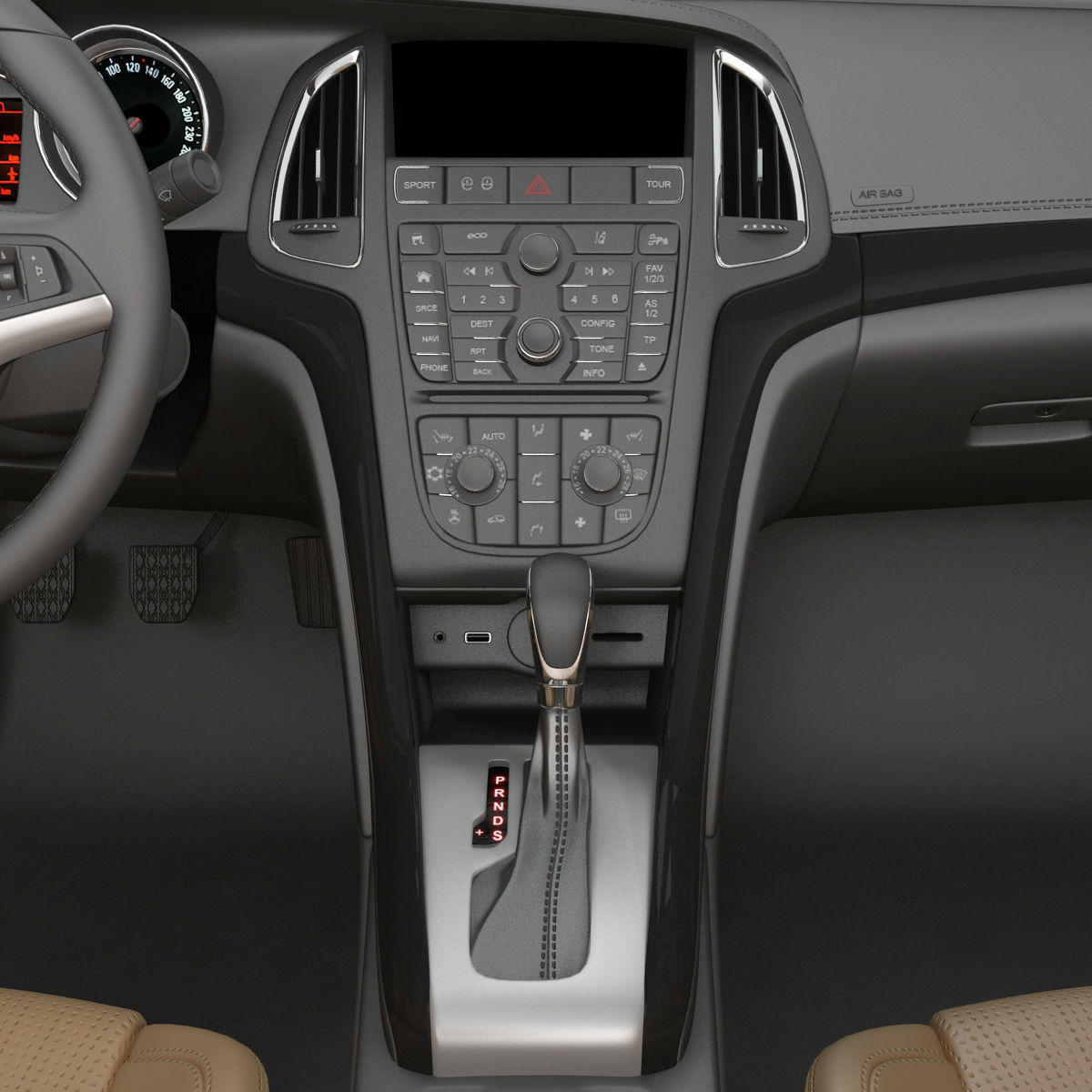 Generic Cabriolet 3D model_44