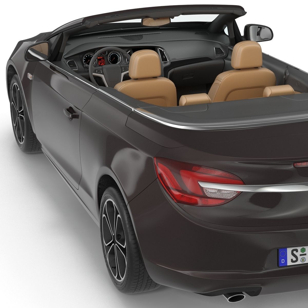 Generic Cabriolet 3D model_35