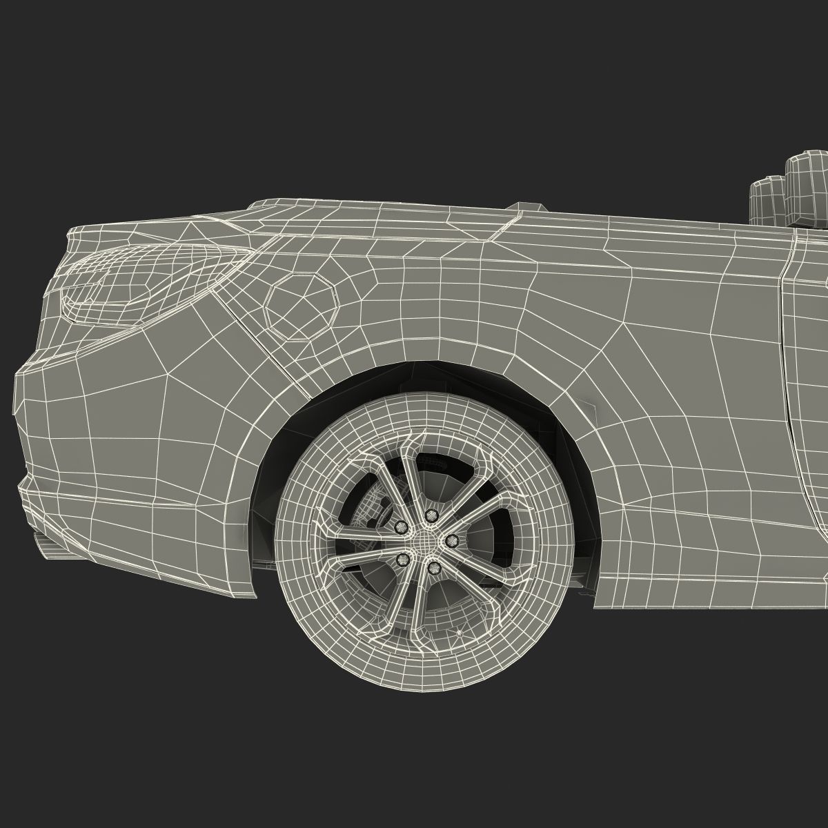 Generic Cabriolet 3D model_78