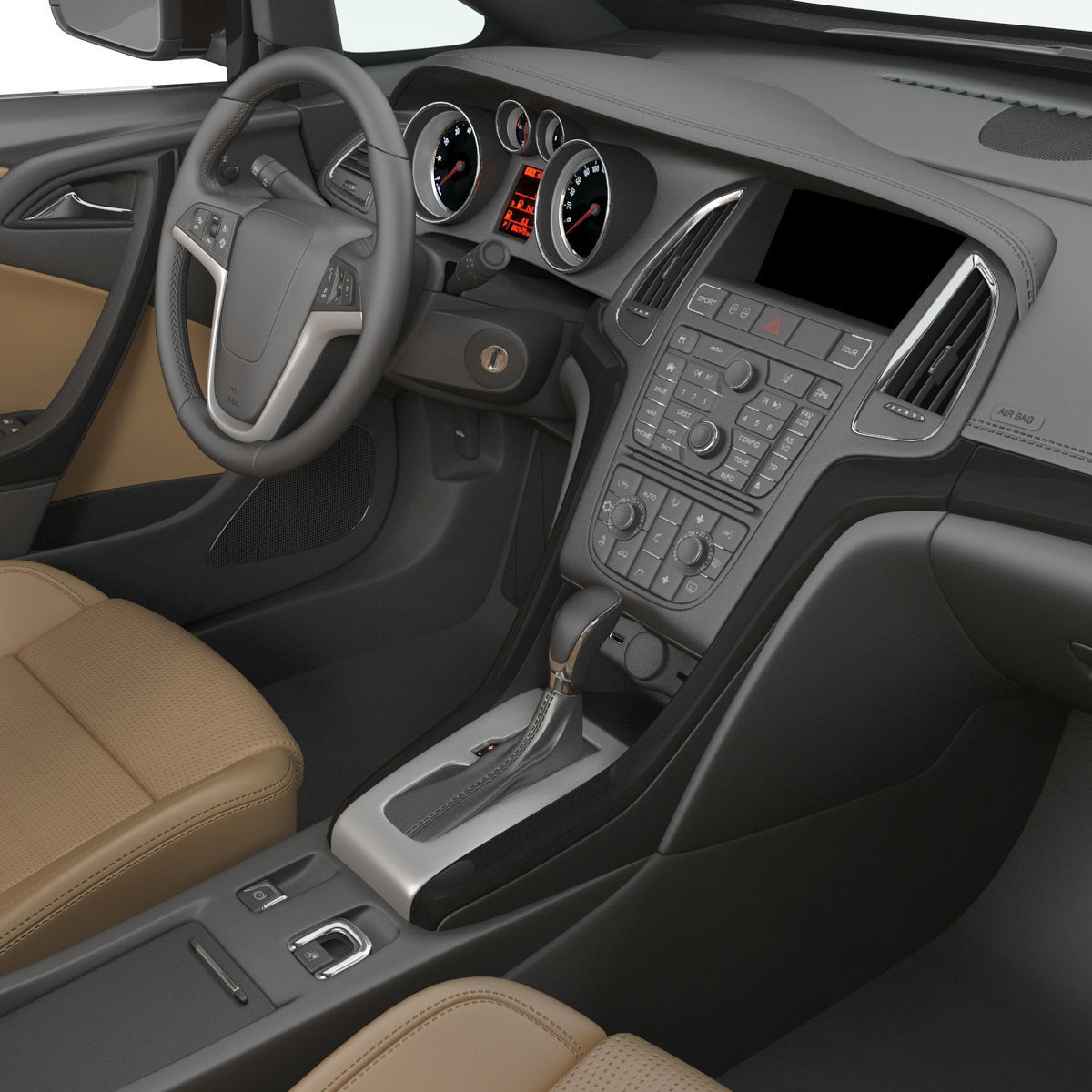 Generic Cabriolet 3D model_45