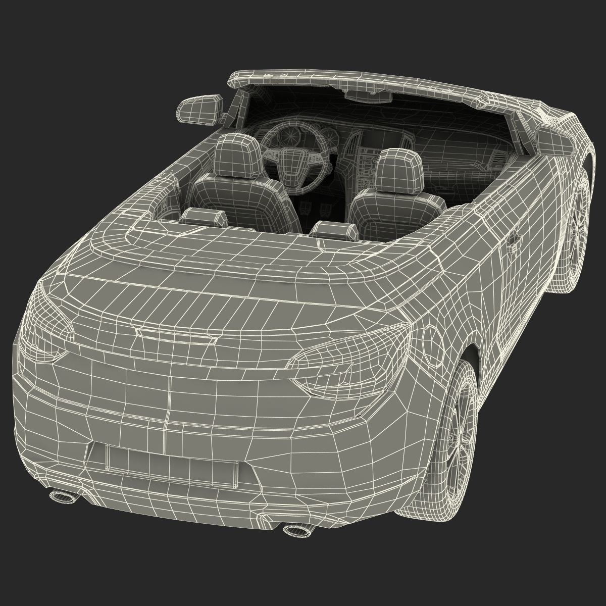 Generic Cabriolet 3D model_74