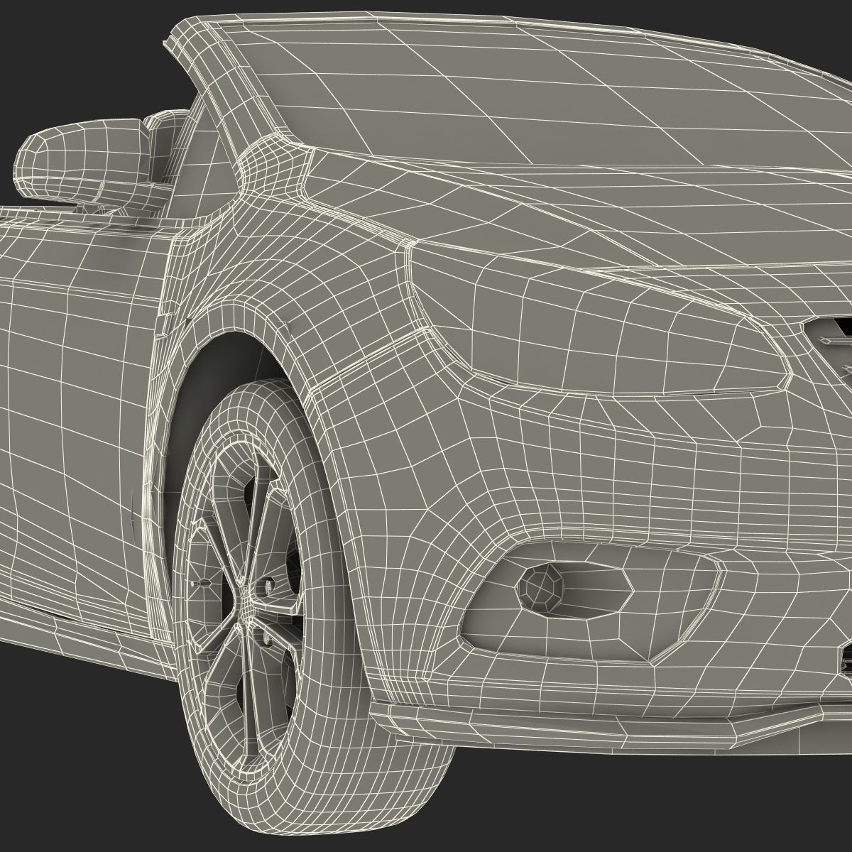 Generic Cabriolet 3D model_70