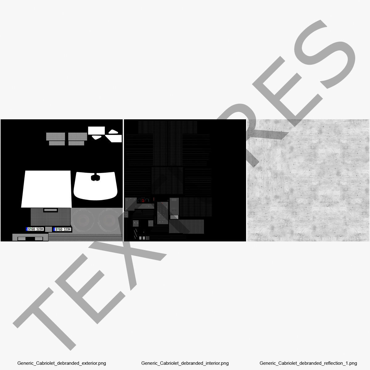 Generic Cabriolet 3D model_3