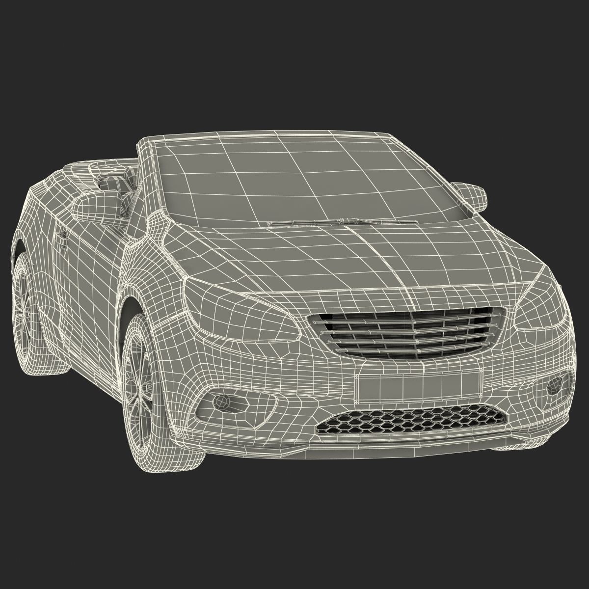 Generic Cabriolet 3D model_68