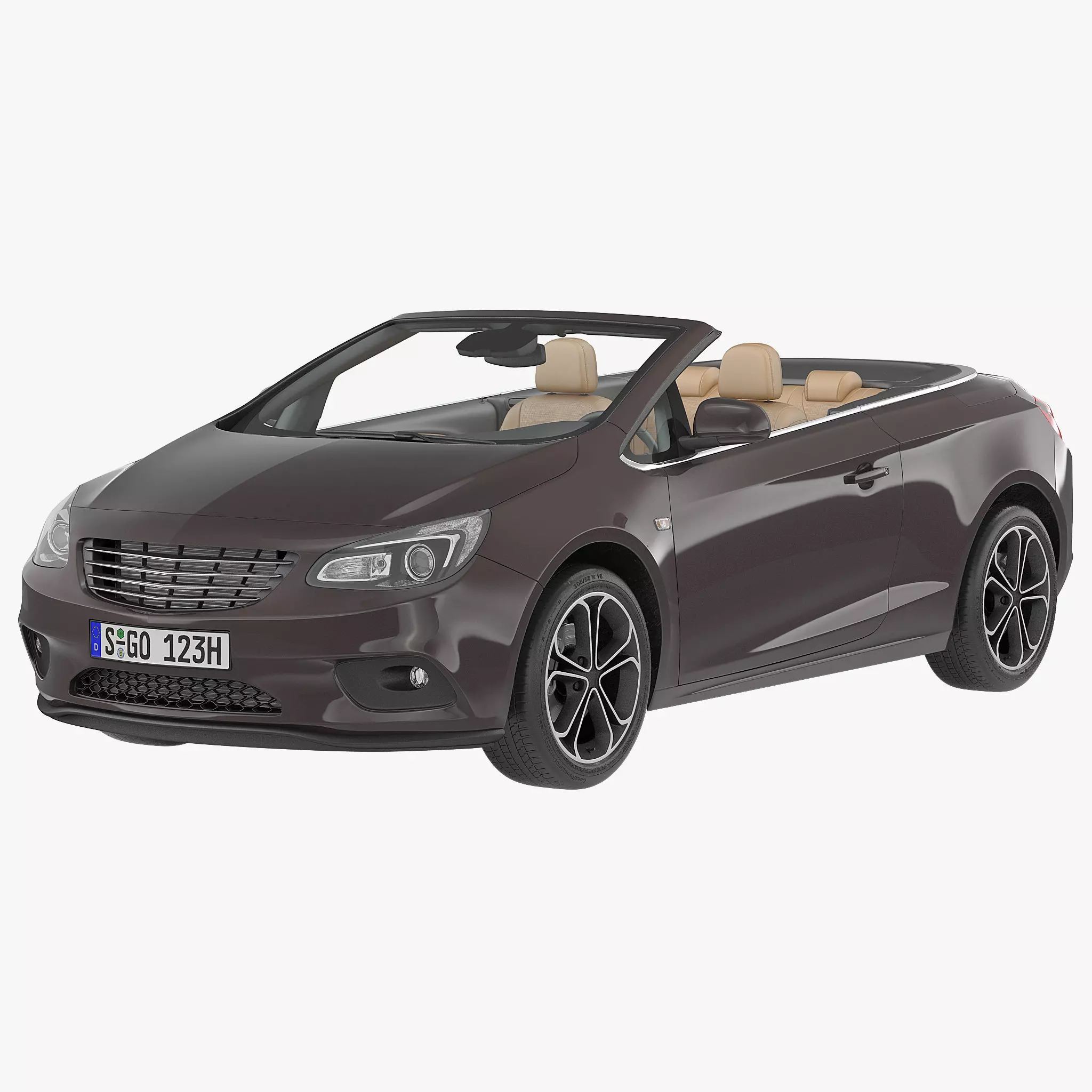 Generic Cabriolet 3D model_0
