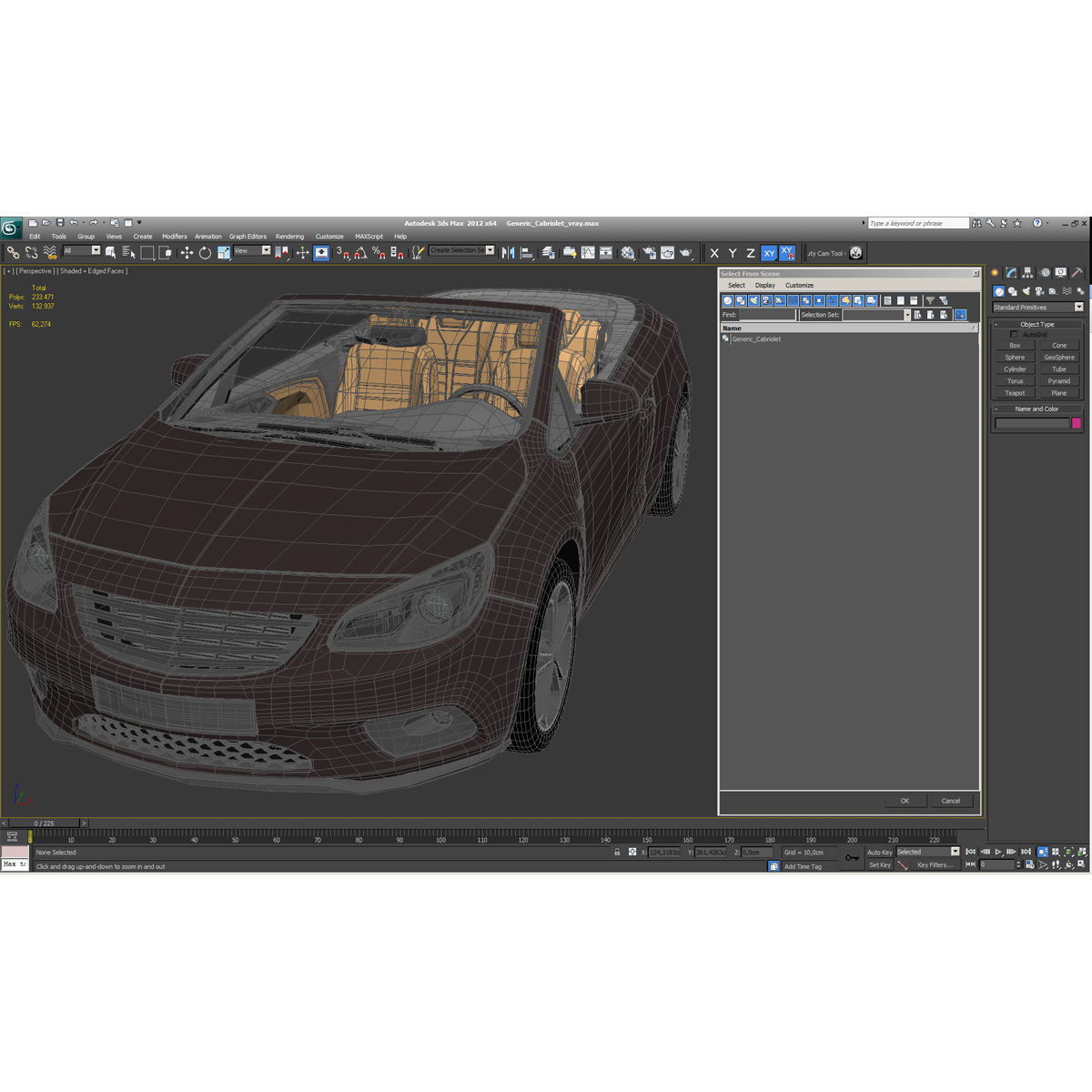 Generic Cabriolet 3D model_1