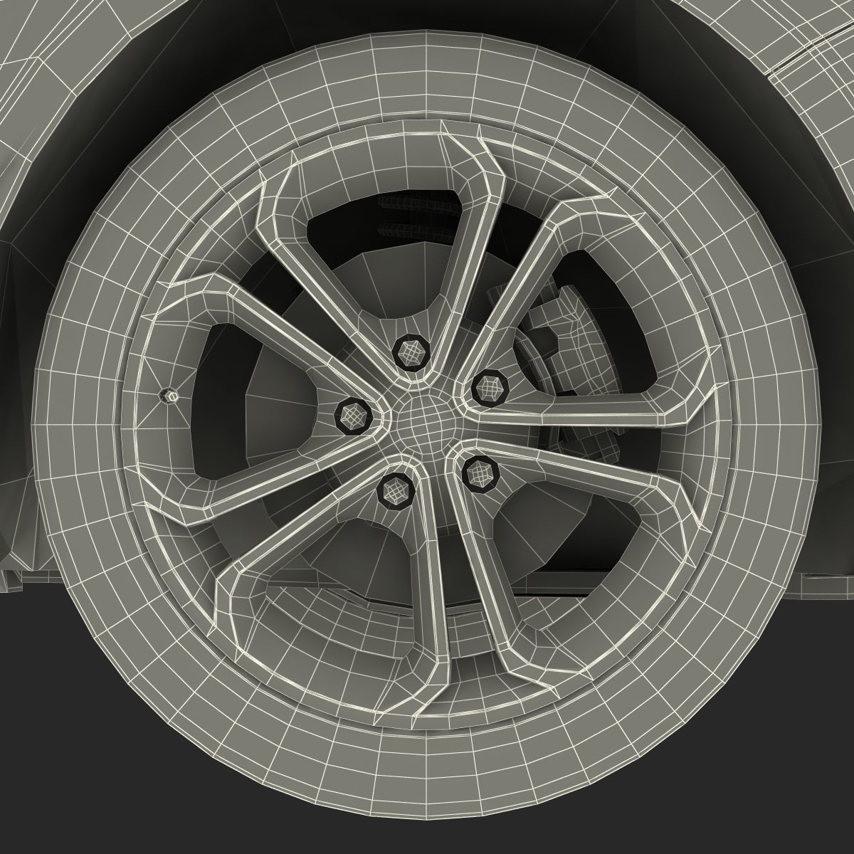 Generic Cabriolet 3D model_79