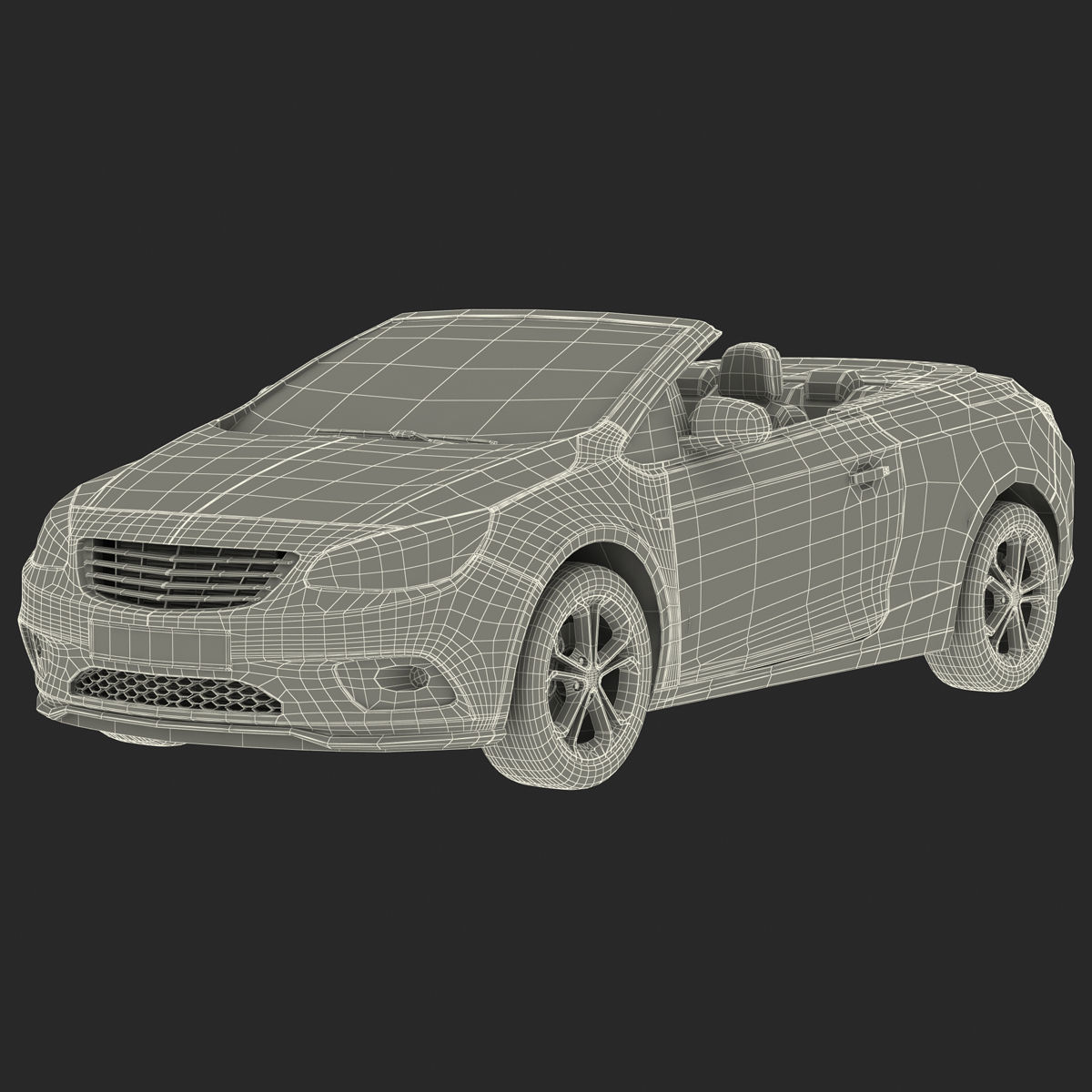 Generic Cabriolet 3D model_53