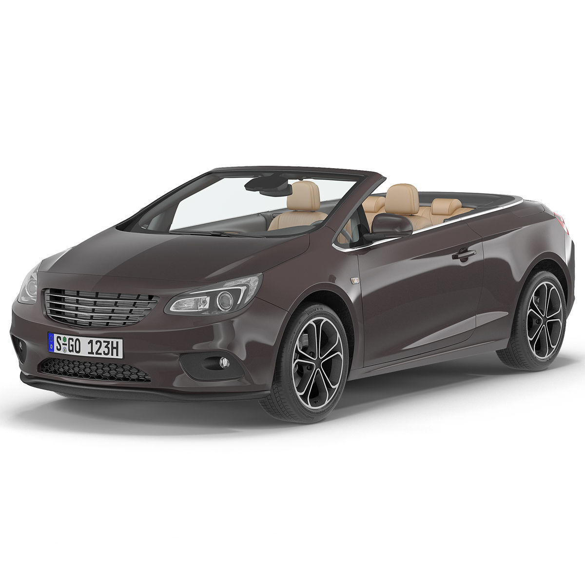 Generic Cabriolet 3D model_7