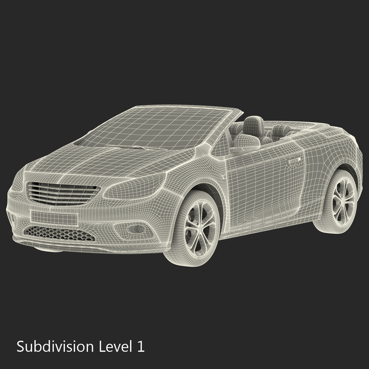 Generic Cabriolet 3D model_5