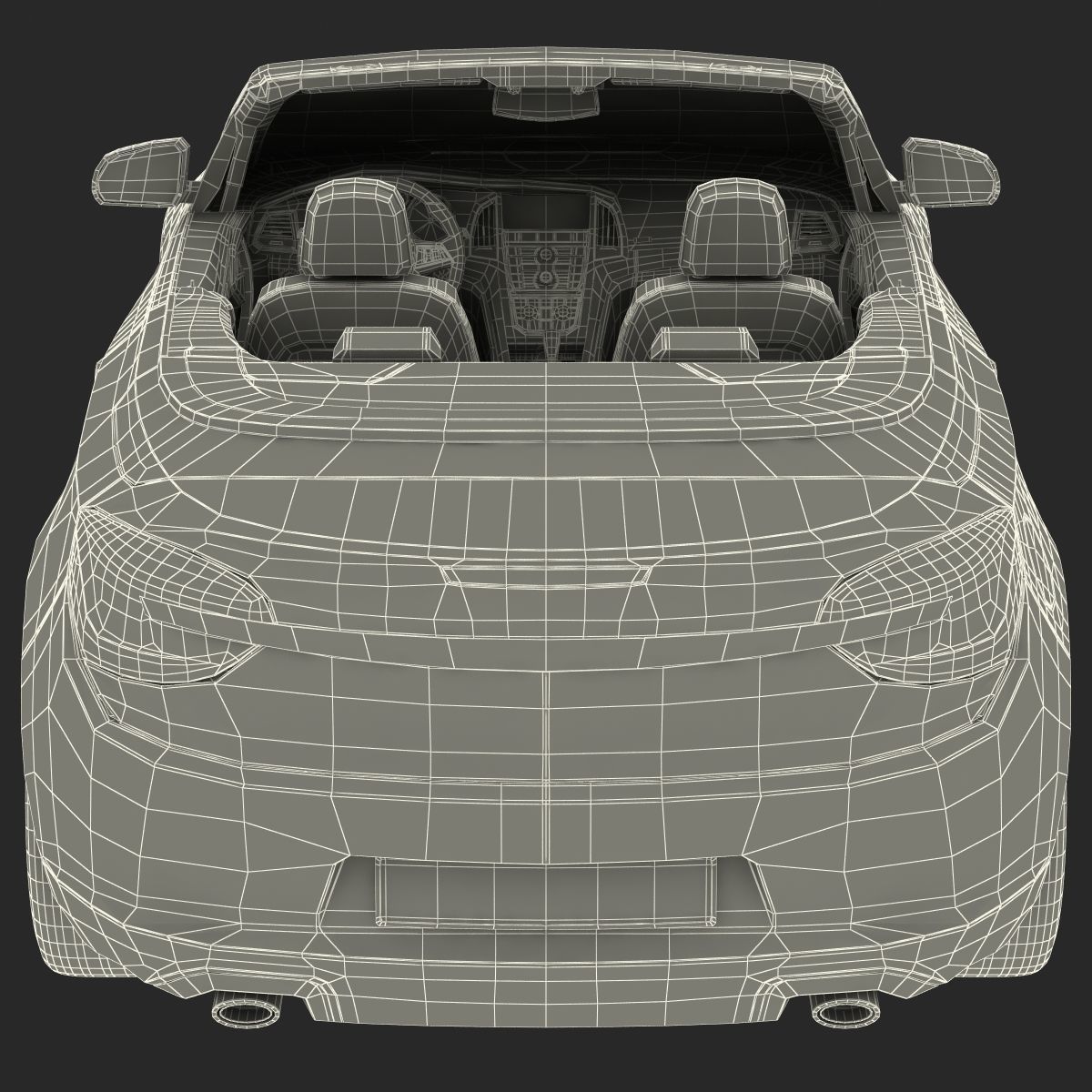 Generic Cabriolet 3D model_73