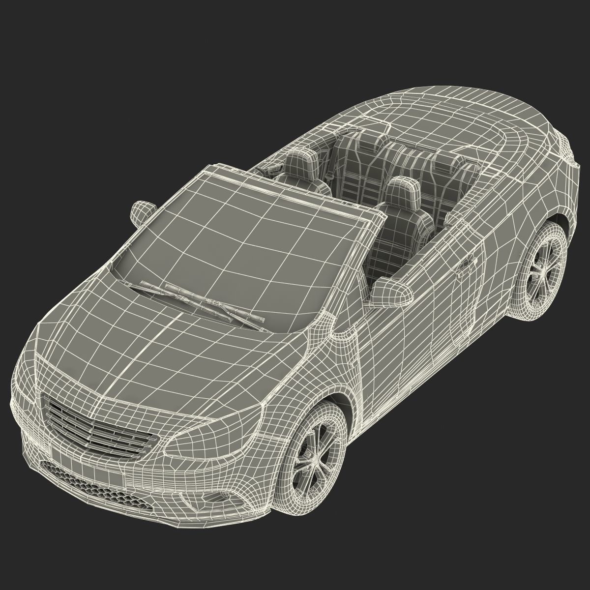 Generic Cabriolet 3D model_69