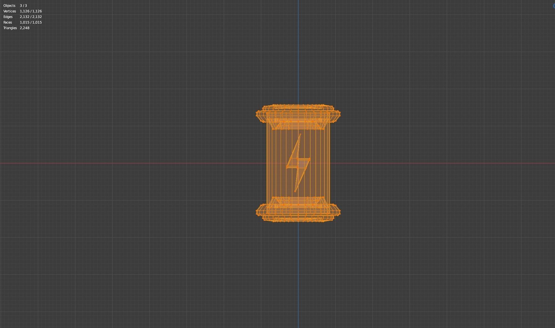 Low Poly Energy and Health Pickups Low-poly 3D model_4