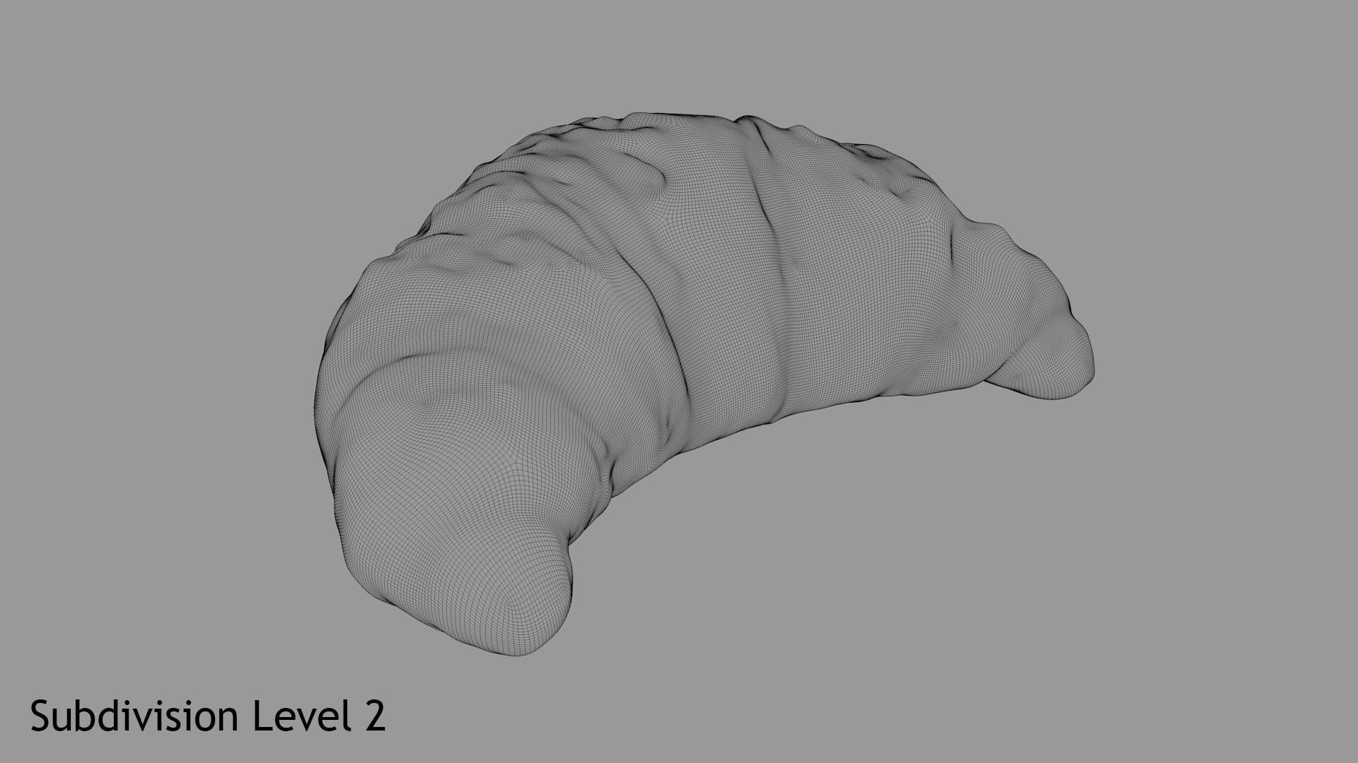 Croissant 3D model_9