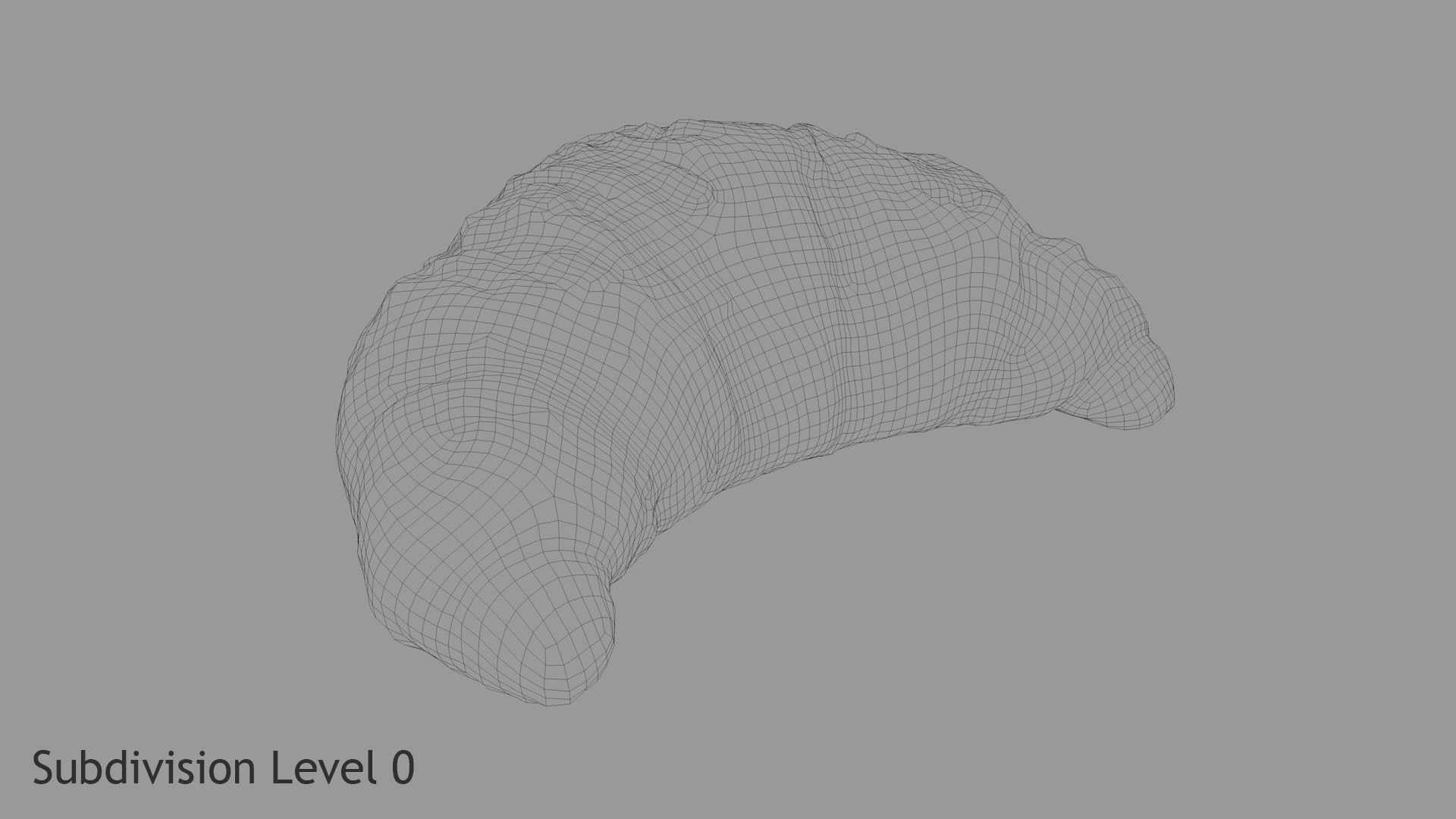 Croissant 3D model_8