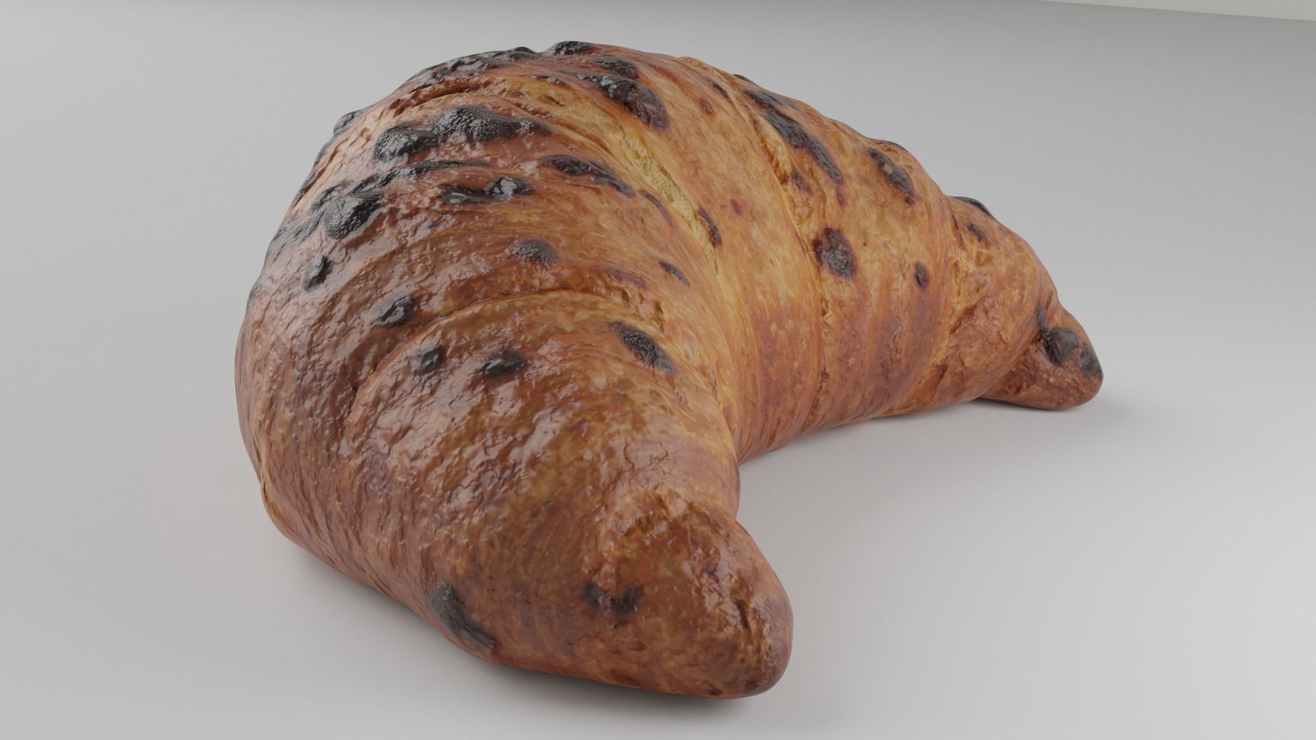 Croissant 3D model_4