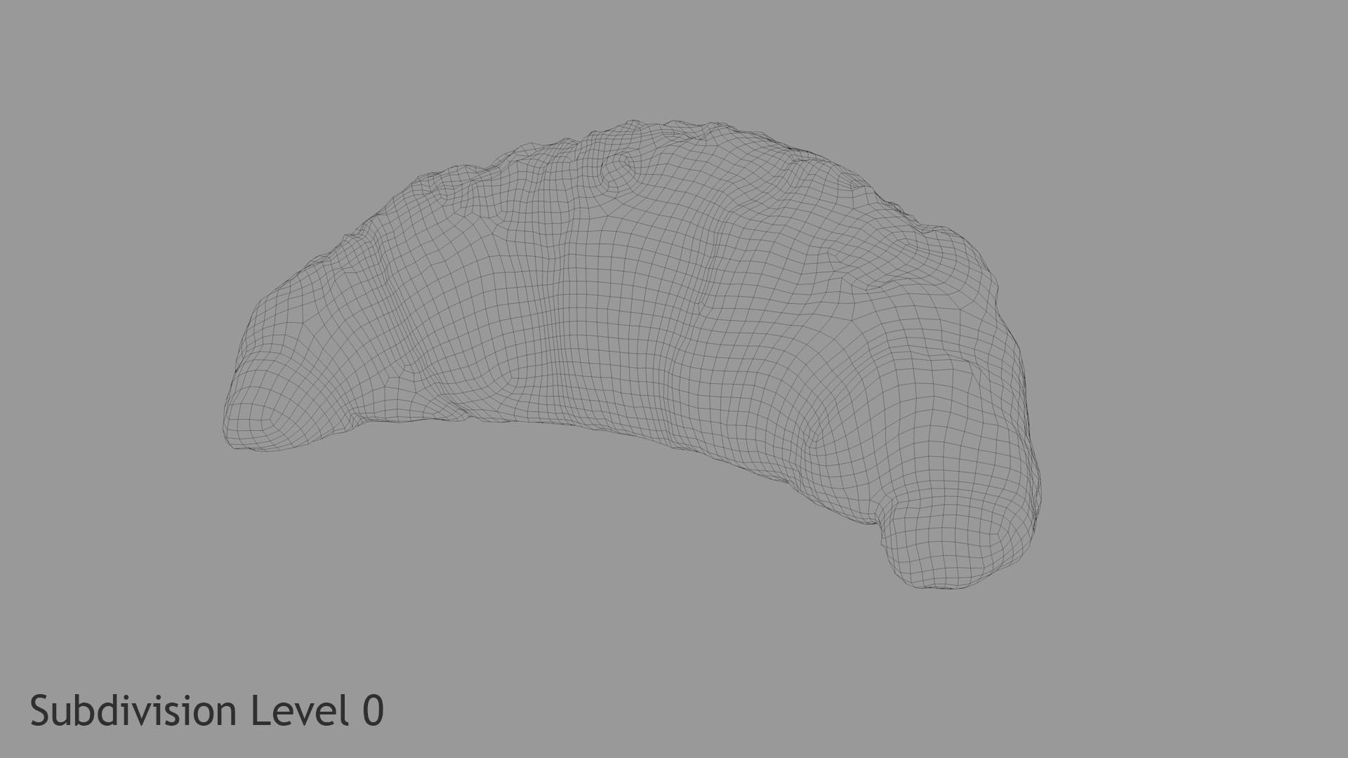 Croissant 3D model_6
