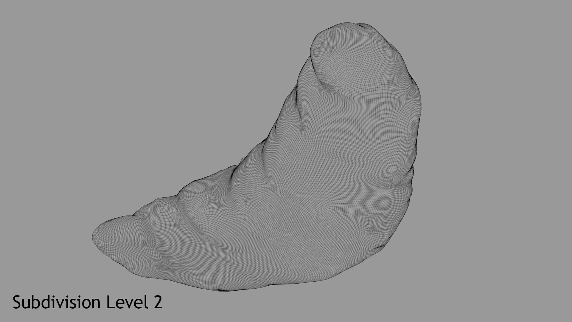 Croissant 3D model_13