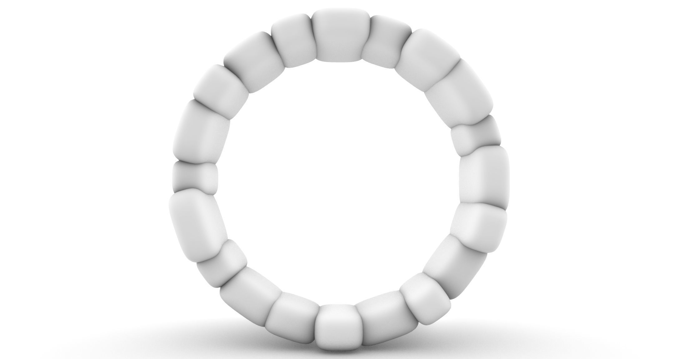 Brick Ring 3D print model_6