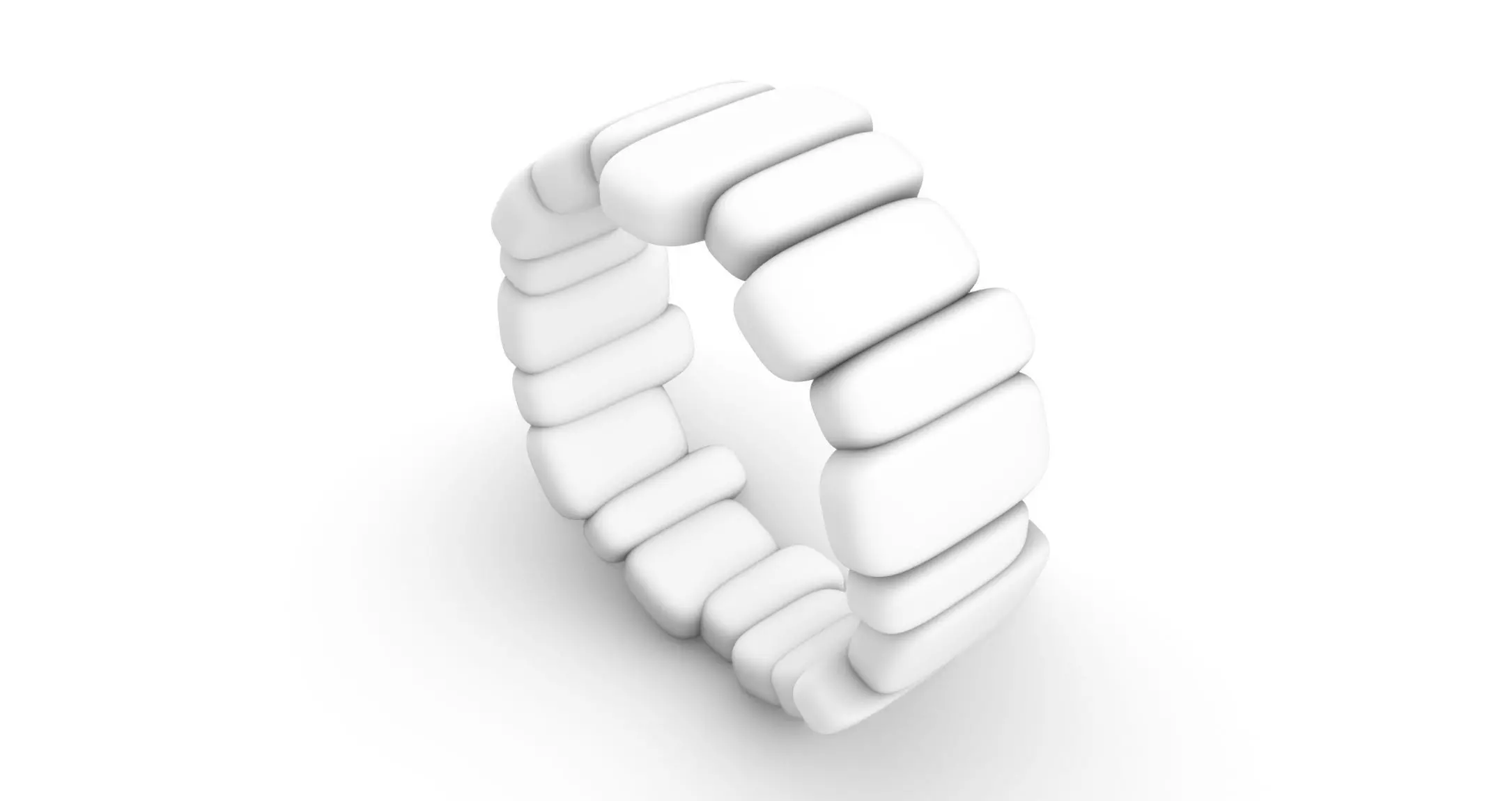 Brick Ring 3D print model_0